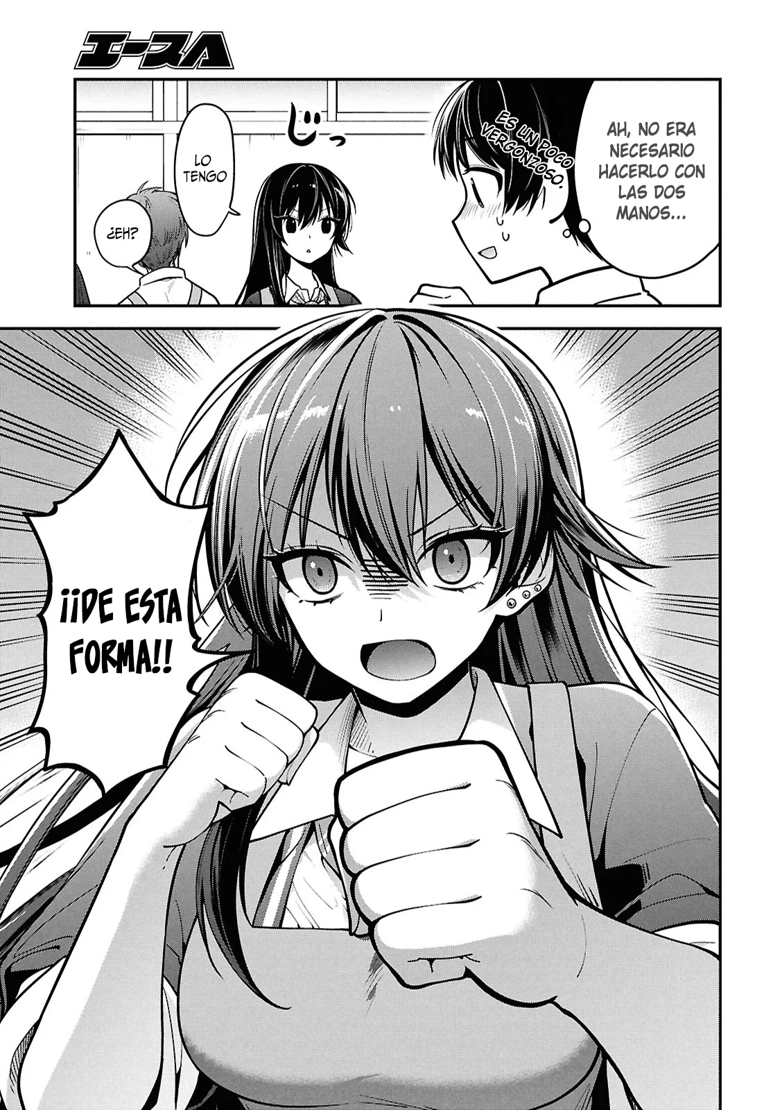 Tonari no Seki no Yankee Shimizu-san ga Kami o Kuroku Sometekita - Capítulo 2 - Página 18 - LectorTMOo