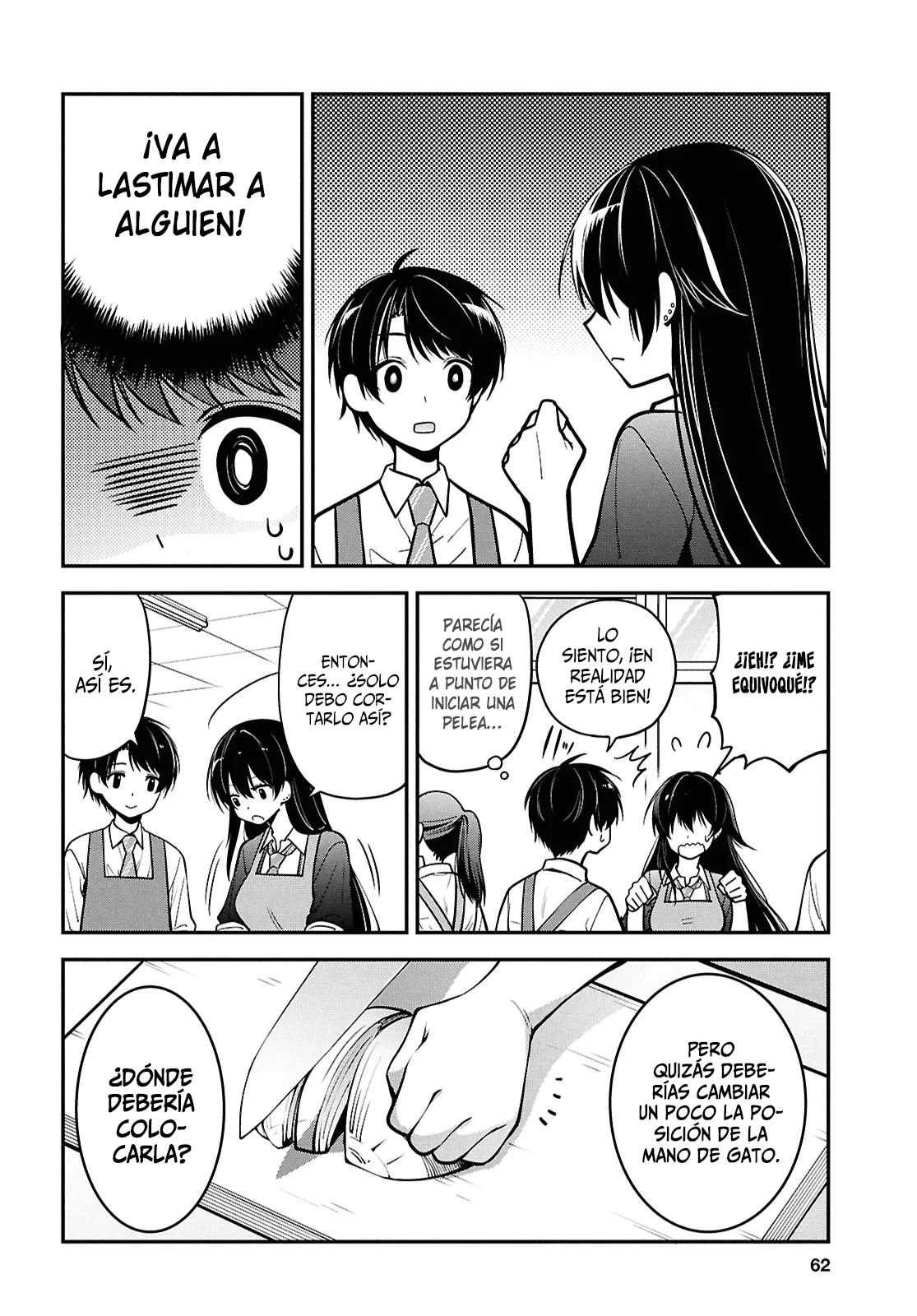 Tonari no Seki no Yankee Shimizu-san ga Kami o Kuroku Sometekita - Capítulo 2 - Página 19 - LectorTMOo