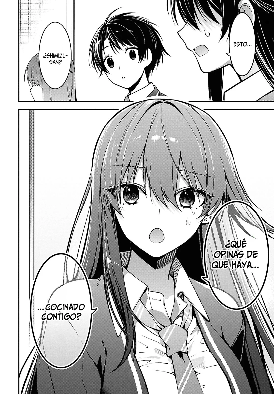 Tonari no Seki no Yankee Shimizu-san ga Kami o Kuroku Sometekita - Capítulo 2 - Página 31 - LectorTMOo