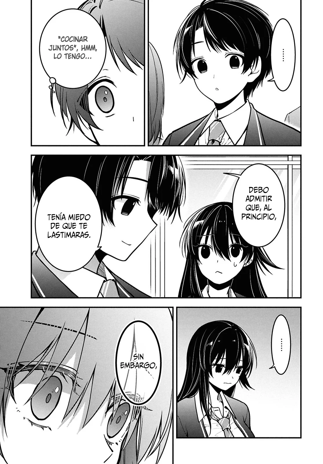 Tonari no Seki no Yankee Shimizu-san ga Kami o Kuroku Sometekita - Capítulo 2 - Página 32 - LectorTMOo