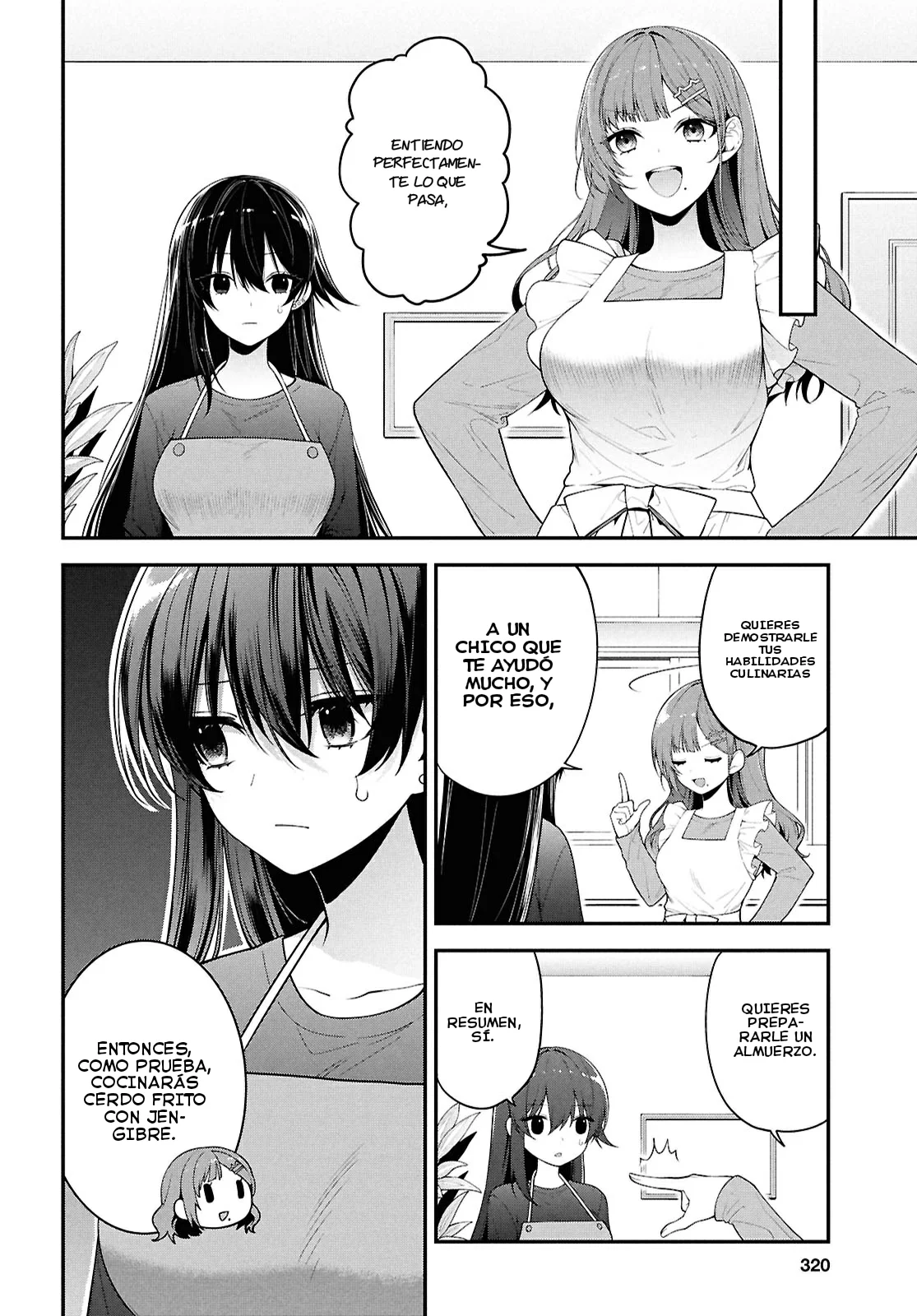 Tonari no Seki no Yankee Shimizu-san ga Kami o Kuroku Sometekita - Capítulo 3 - Página 8 - LectorTMOo