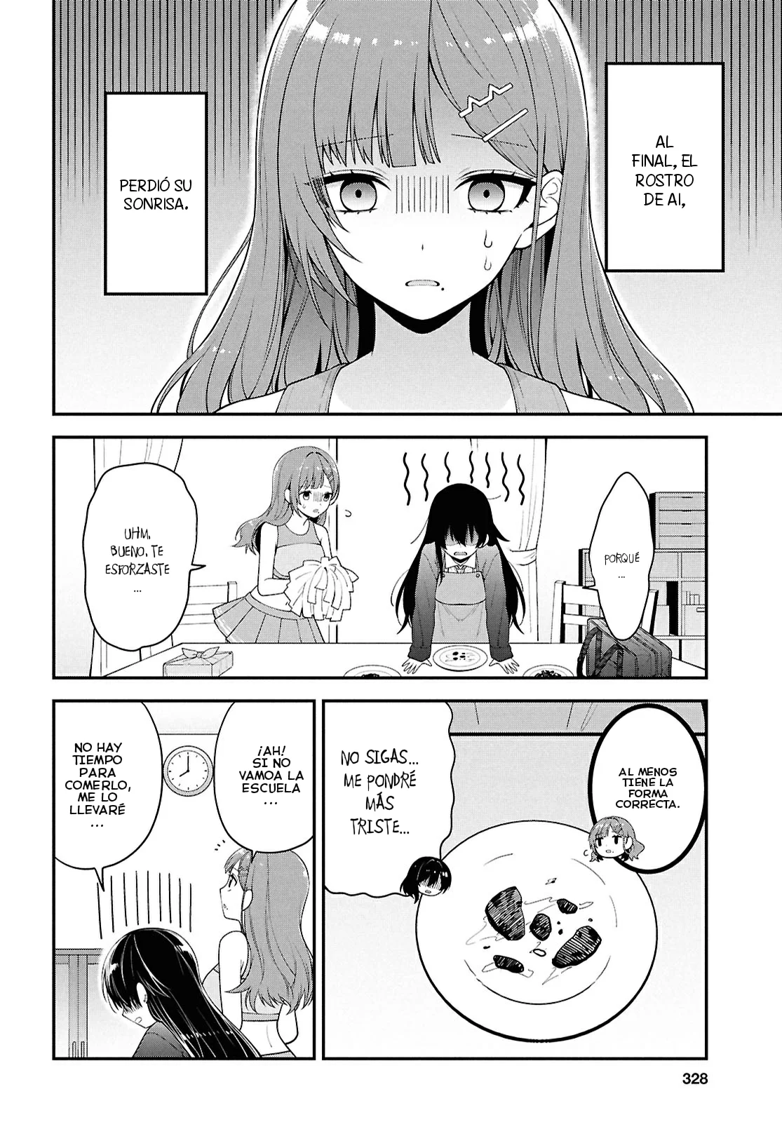 Tonari no Seki no Yankee Shimizu-san ga Kami o Kuroku Sometekita - Capítulo 3 - Página 16 - LectorTMOo