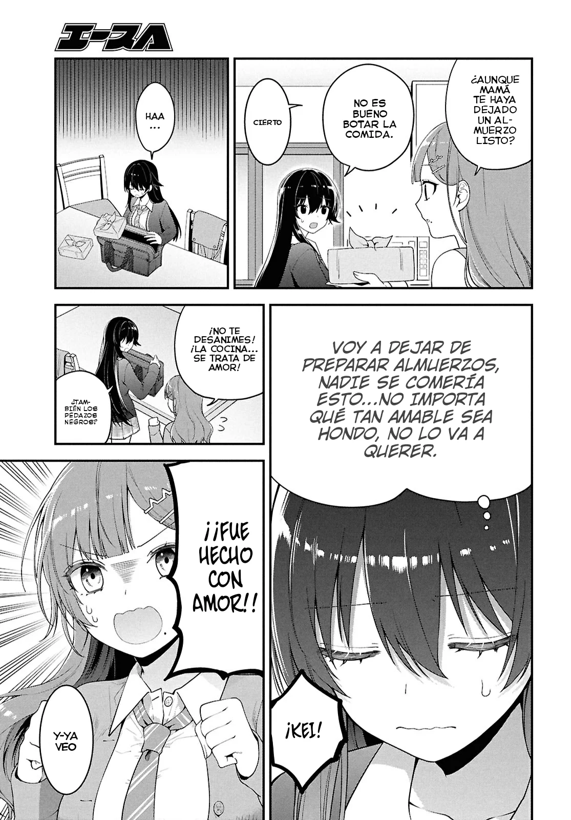 Tonari no Seki no Yankee Shimizu-san ga Kami o Kuroku Sometekita - Capítulo 3 - Página 17 - LectorTMOo