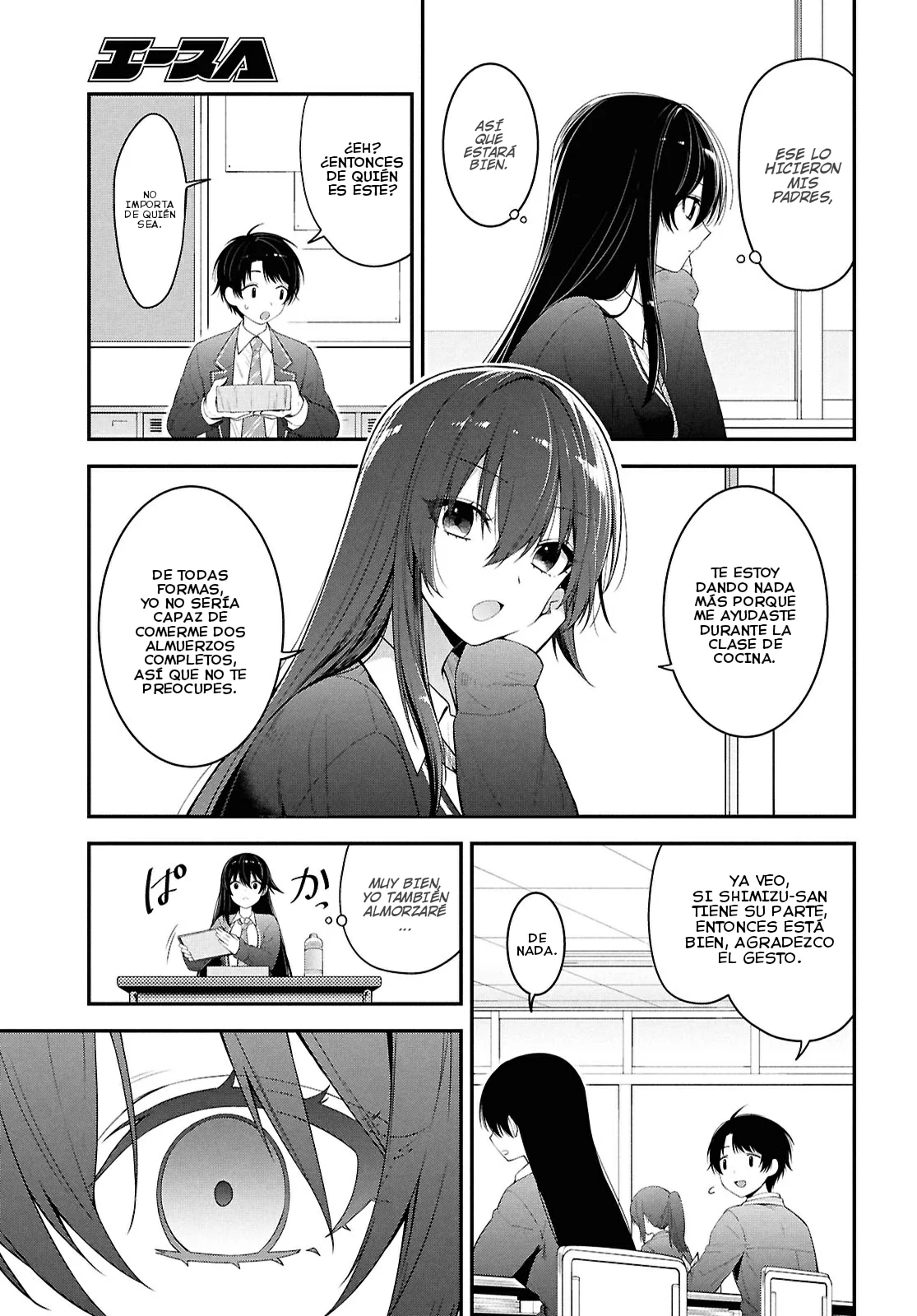 Tonari no Seki no Yankee Shimizu-san ga Kami o Kuroku Sometekita - Capítulo 3 - Página 20 - LectorTMOo