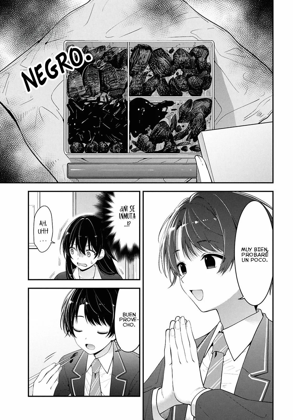 Tonari no Seki no Yankee Shimizu-san ga Kami o Kuroku Sometekita - Capítulo 3 - Página 22 - LectorTMOo
