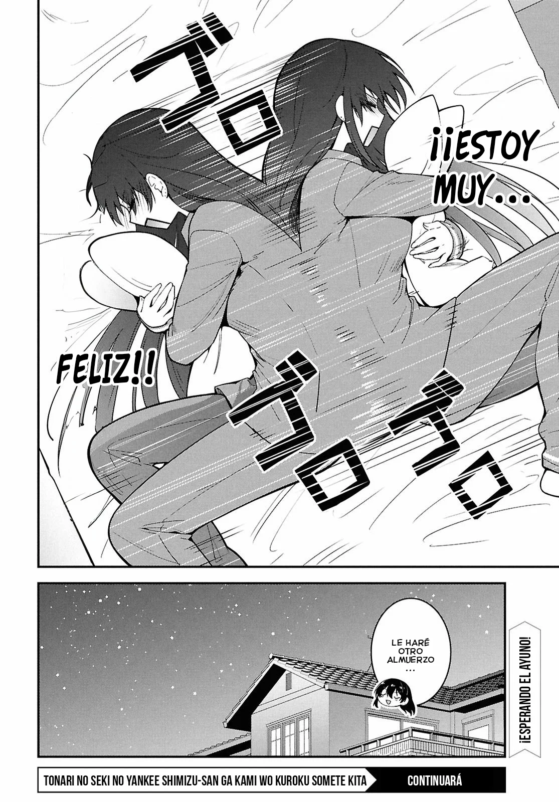 Tonari no Seki no Yankee Shimizu-san ga Kami o Kuroku Sometekita - Capítulo 3 - Página 34 - LectorTMOo