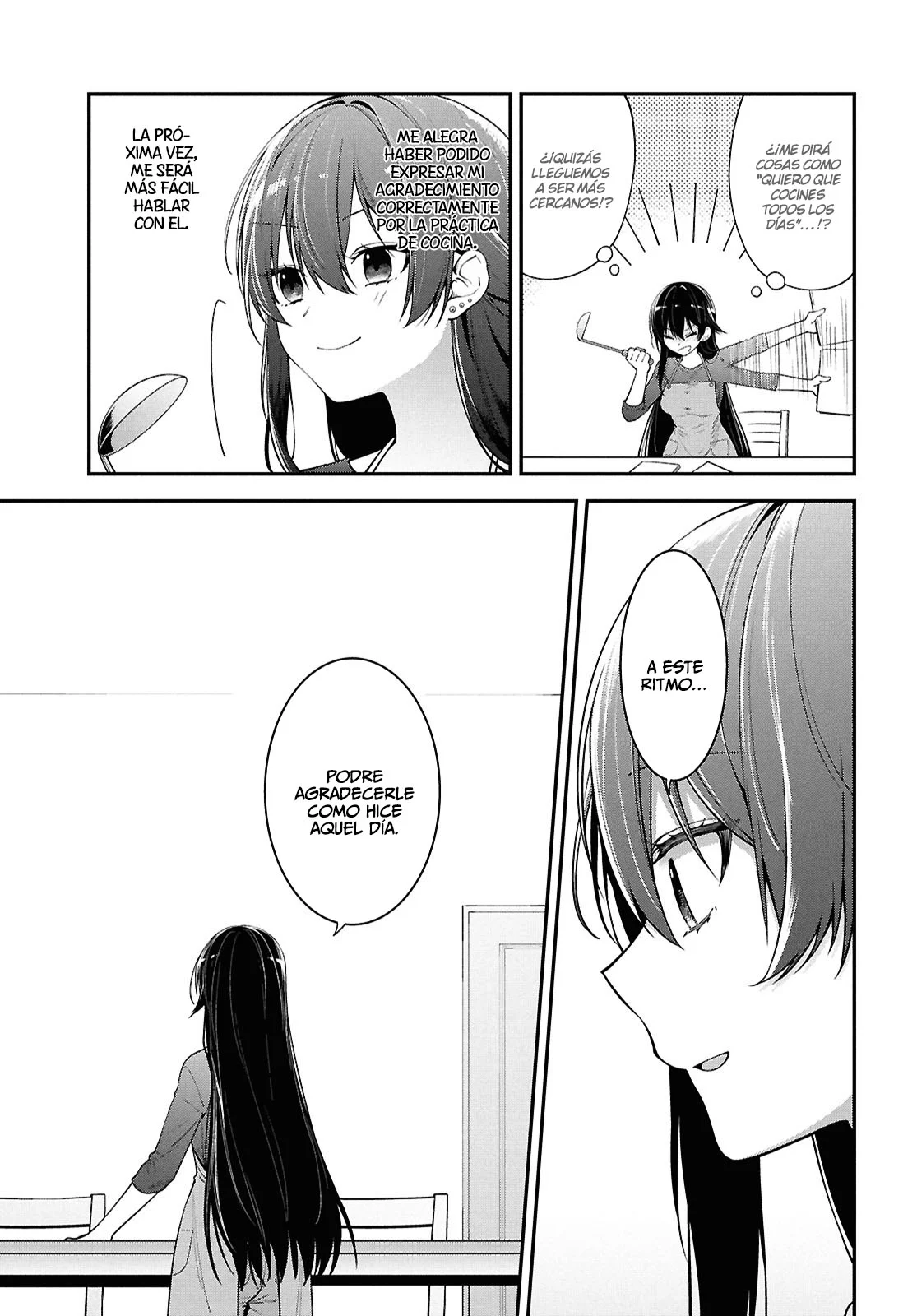 Tonari no Seki no Yankee Shimizu-san ga Kami o Kuroku Sometekita - Capítulo 4 - Página 5 - LectorTMOo