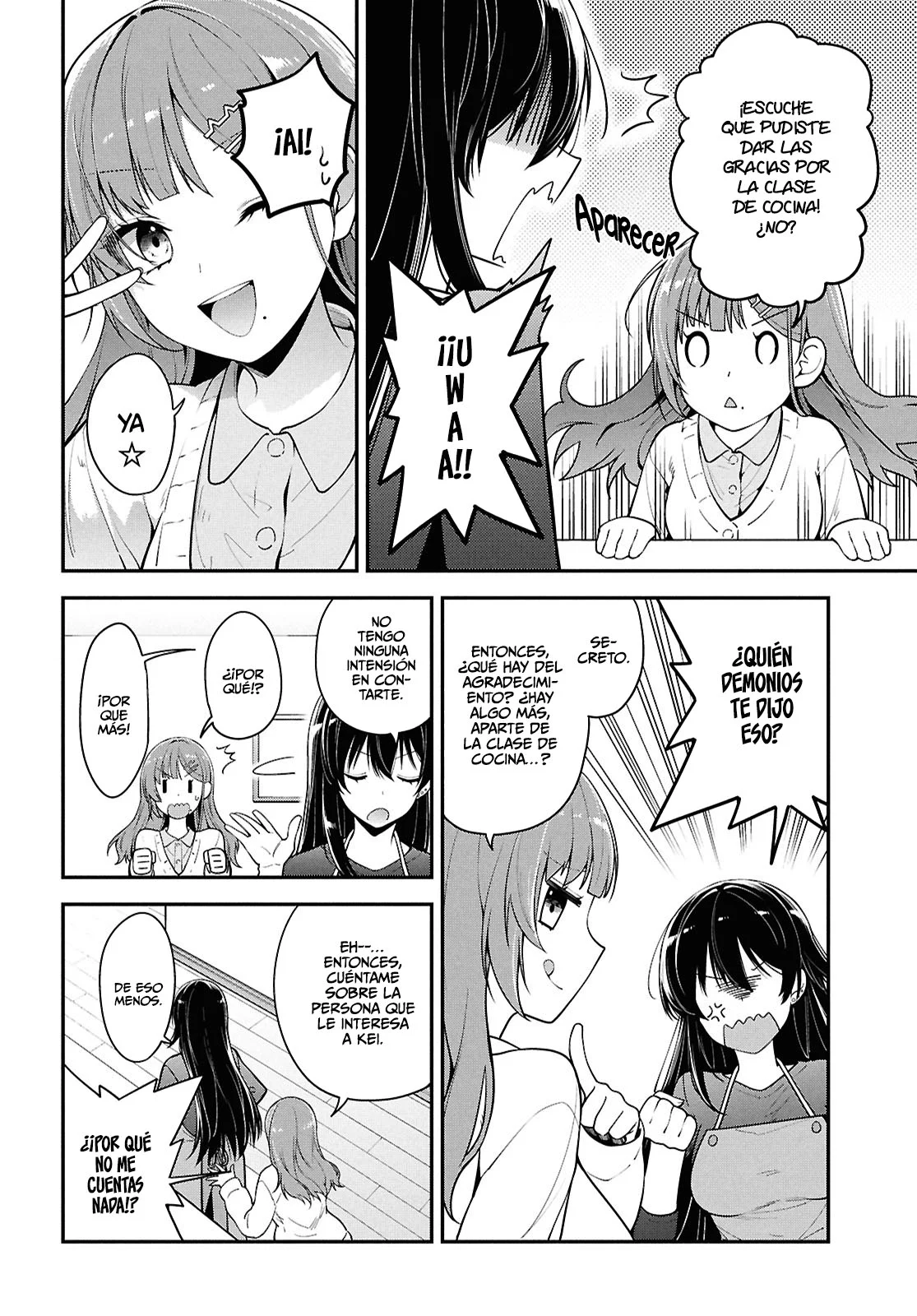 Tonari no Seki no Yankee Shimizu-san ga Kami o Kuroku Sometekita - Capítulo 4 - Página 6 - LectorTMOo