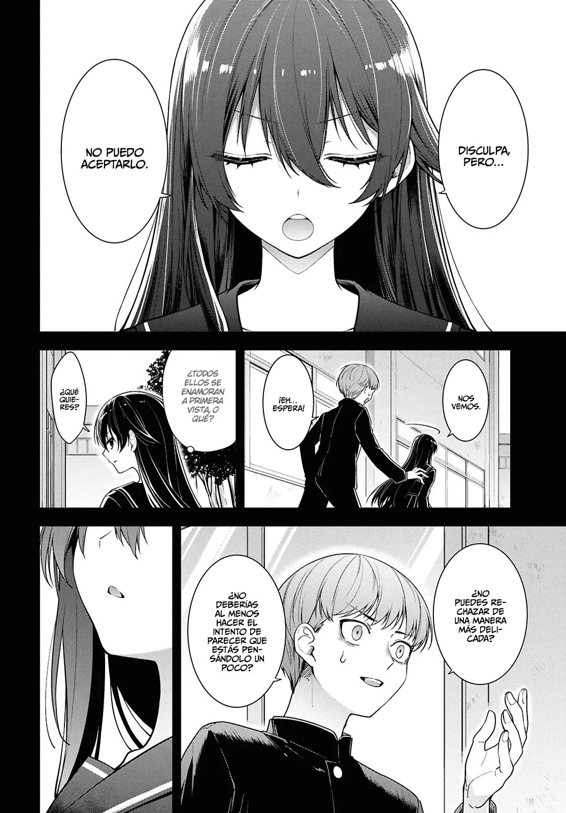 Tonari no Seki no Yankee Shimizu-san ga Kami o Kuroku Sometekita - Capítulo 4 - Página 12 - LectorTMOo