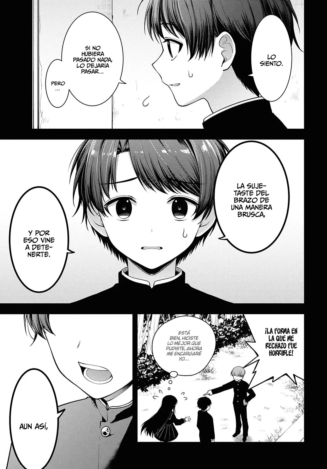 Tonari no Seki no Yankee Shimizu-san ga Kami o Kuroku Sometekita - Capítulo 4 - Página 16 - LectorTMOo