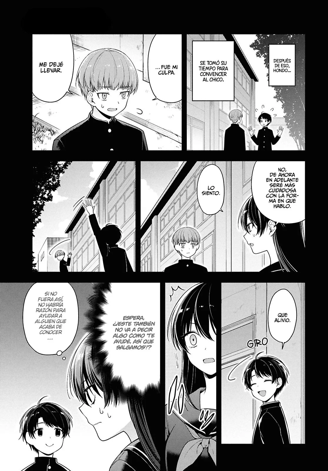 Tonari no Seki no Yankee Shimizu-san ga Kami o Kuroku Sometekita - Capítulo 4 - Página 18 - LectorTMOo