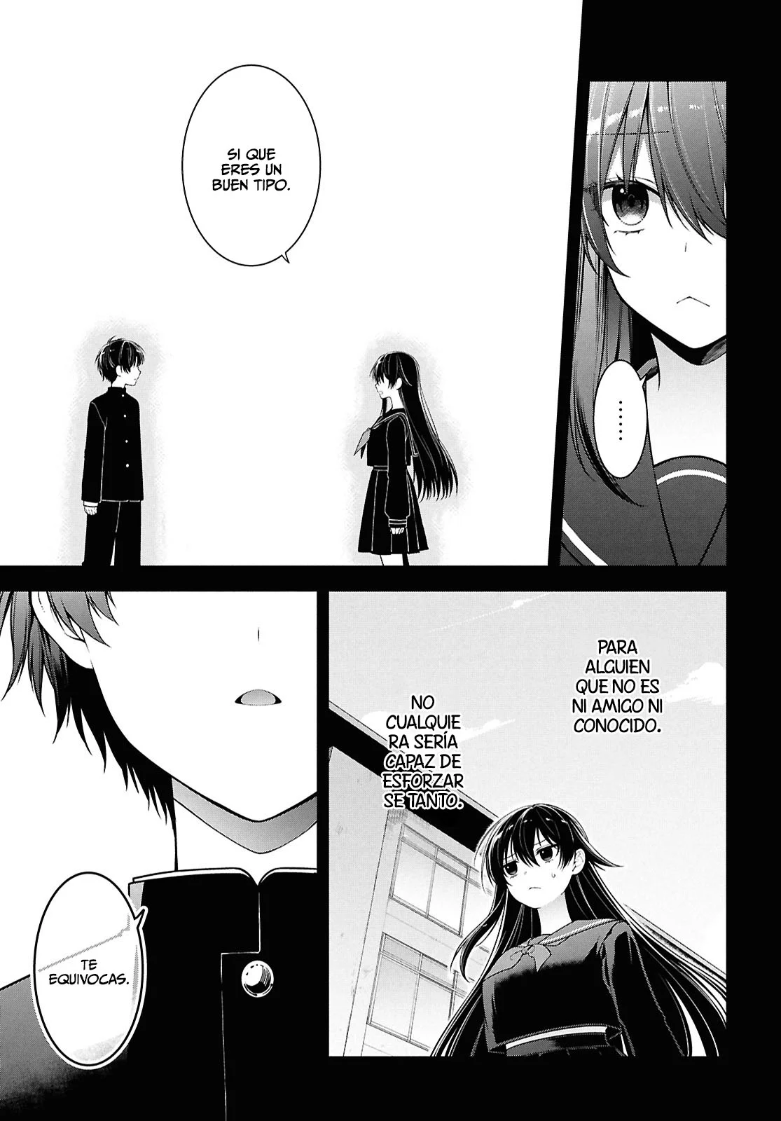 Tonari no Seki no Yankee Shimizu-san ga Kami o Kuroku Sometekita - Capítulo 4 - Página 22 - LectorTMOo