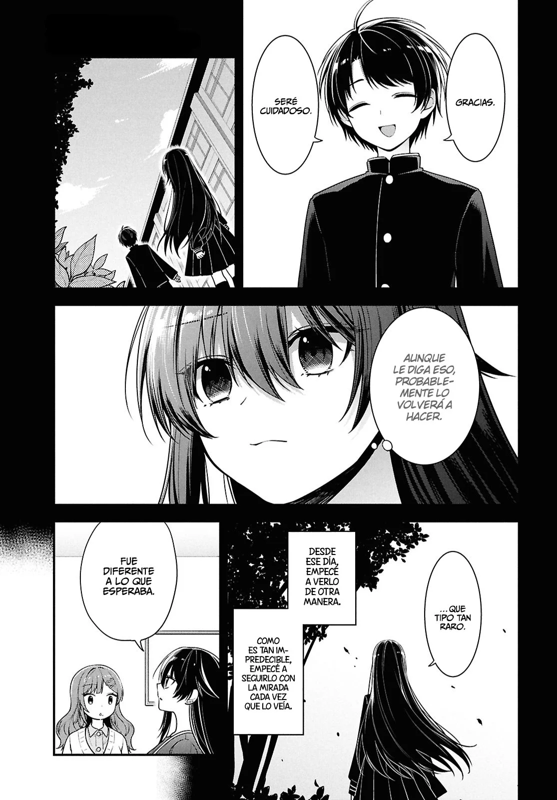 Tonari no Seki no Yankee Shimizu-san ga Kami o Kuroku Sometekita - Capítulo 4 - Página 27 - LectorTMOo