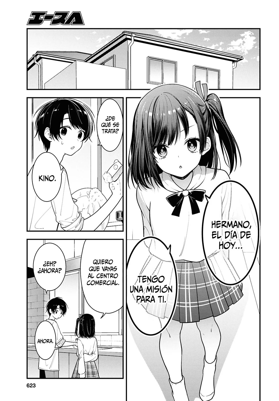 Tonari no Seki no Yankee Shimizu-san ga Kami o Kuroku Sometekita - Capítulo 5 - Página 8 - LectorTMOo