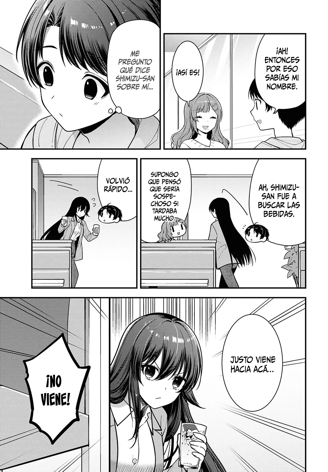 Tonari no Seki no Yankee Shimizu-san ga Kami o Kuroku Sometekita - Capítulo 5 - Página 18 - LectorTMOo