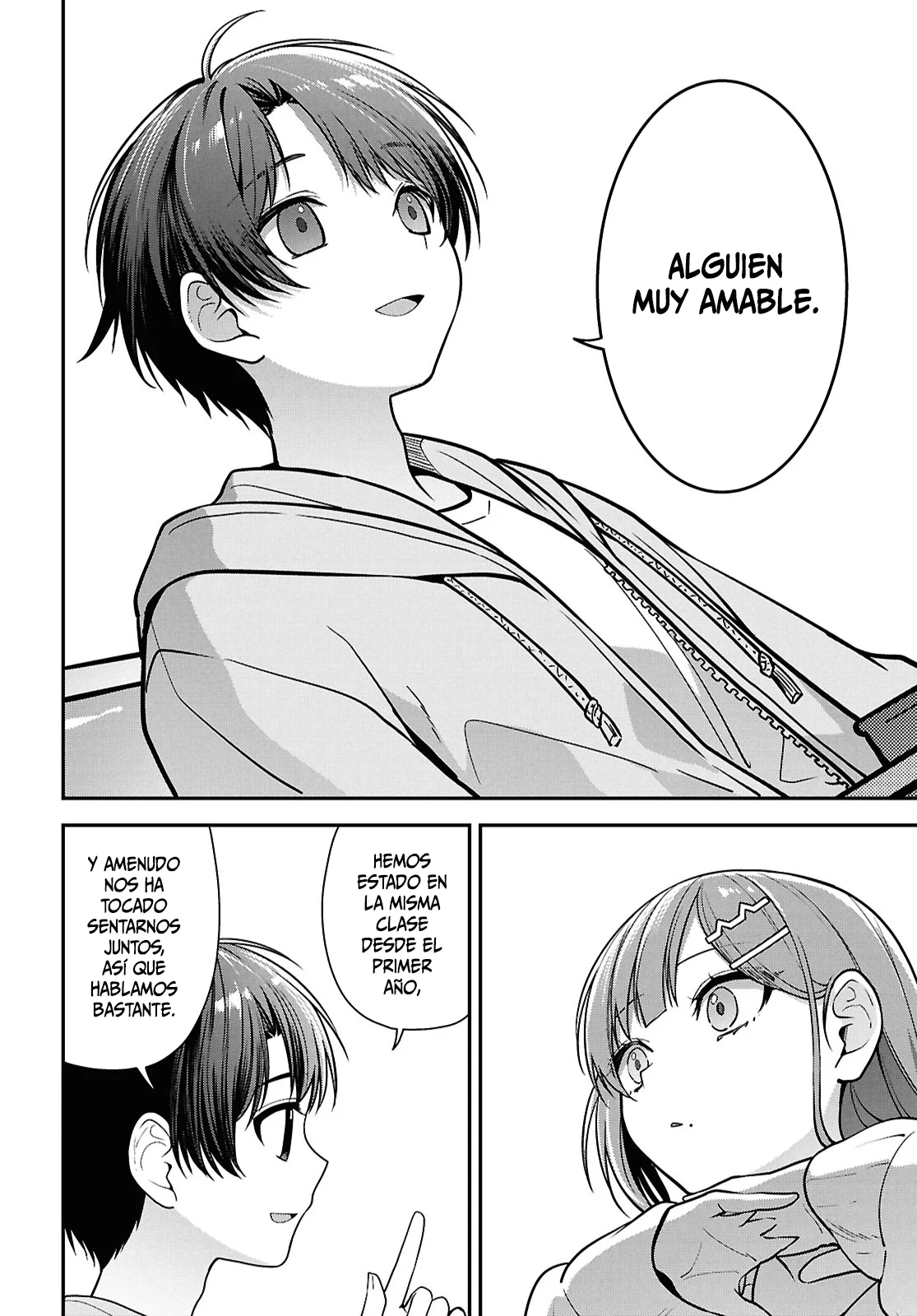 Tonari no Seki no Yankee Shimizu-san ga Kami o Kuroku Sometekita - Capítulo 5 - Página 23 - LectorTMOo