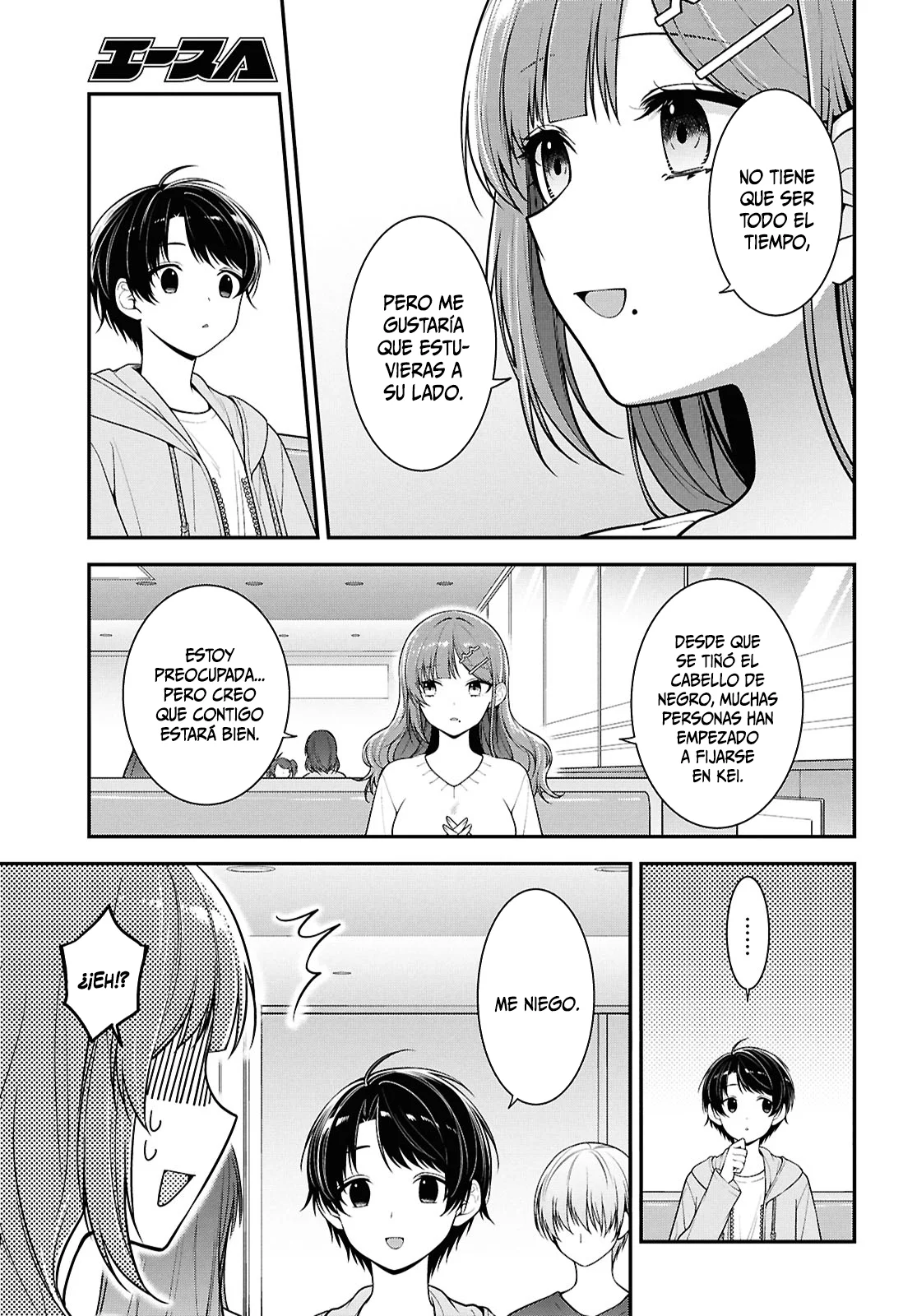 Tonari no Seki no Yankee Shimizu-san ga Kami o Kuroku Sometekita - Capítulo 5 - Página 26 - LectorTMOo