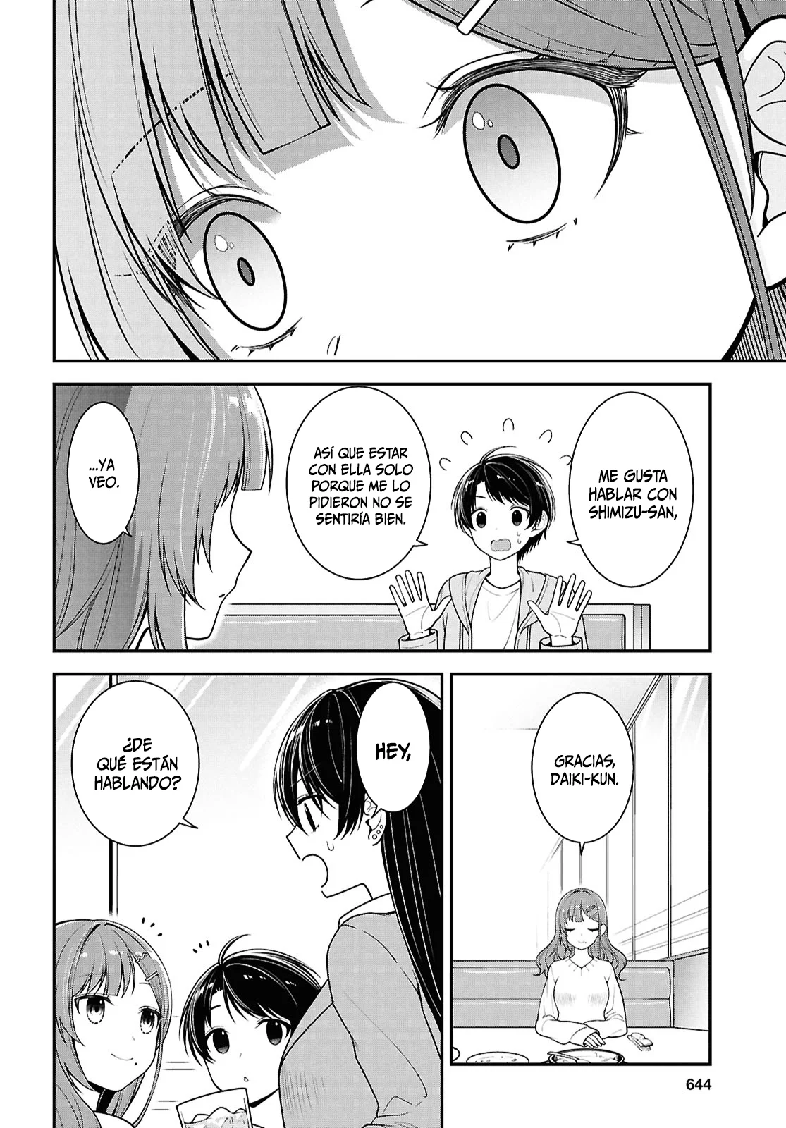 Tonari no Seki no Yankee Shimizu-san ga Kami o Kuroku Sometekita - Capítulo 5 - Página 28 - LectorTMOo