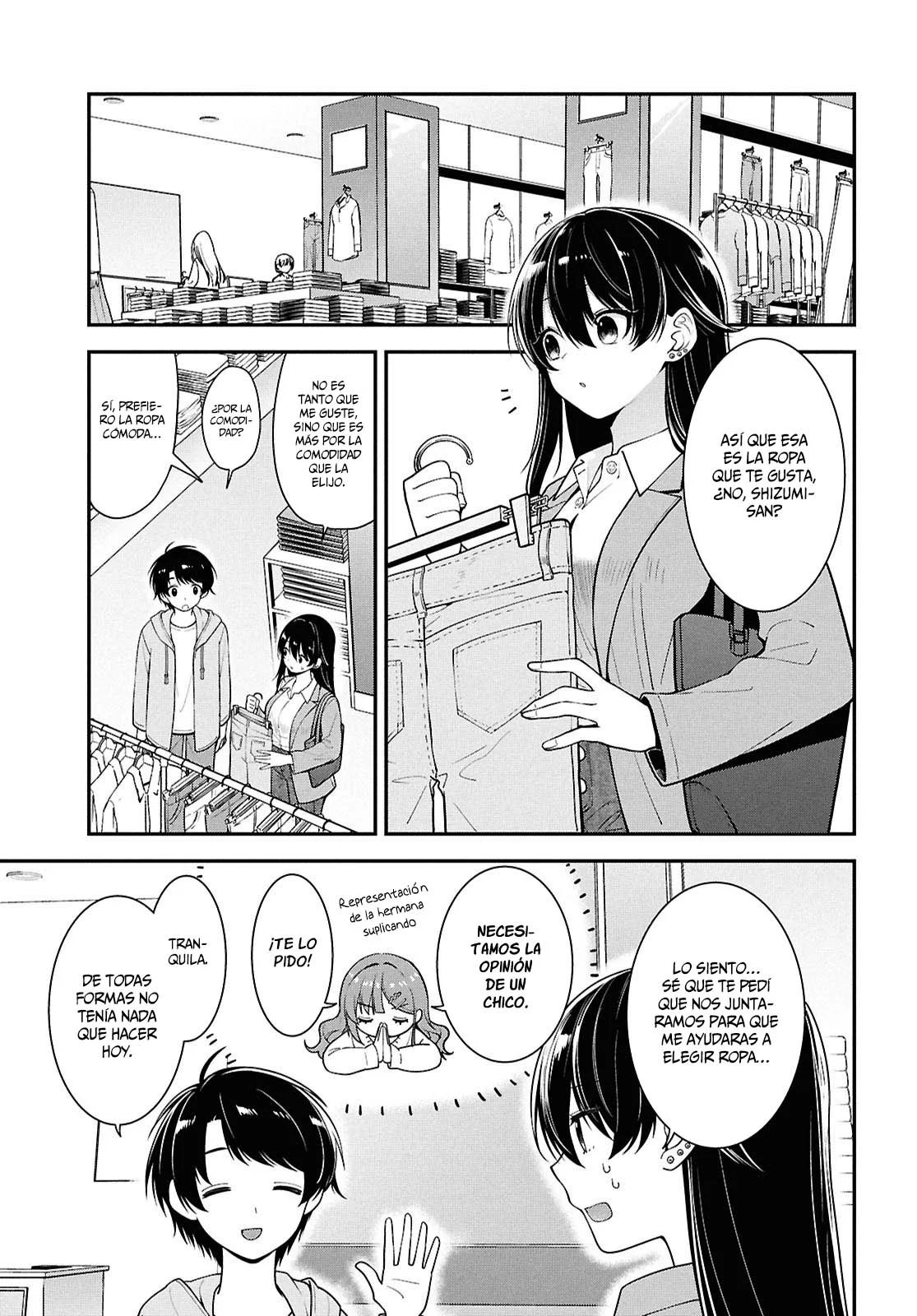 Tonari no Seki no Yankee Shimizu-san ga Kami o Kuroku Sometekita - Capítulo 6 - Página 4 - LectorTMOo
