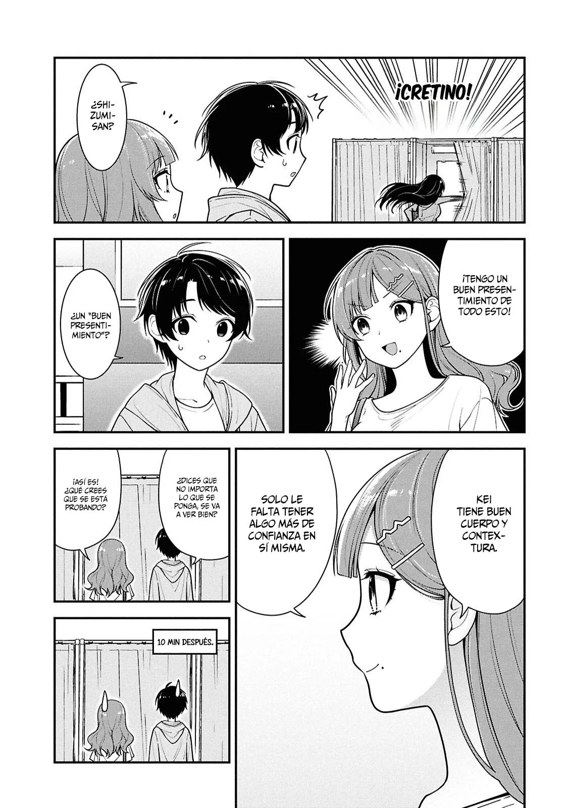 Tonari no Seki no Yankee Shimizu-san ga Kami o Kuroku Sometekita - Capítulo 6 - Página 12 - LectorTMOo