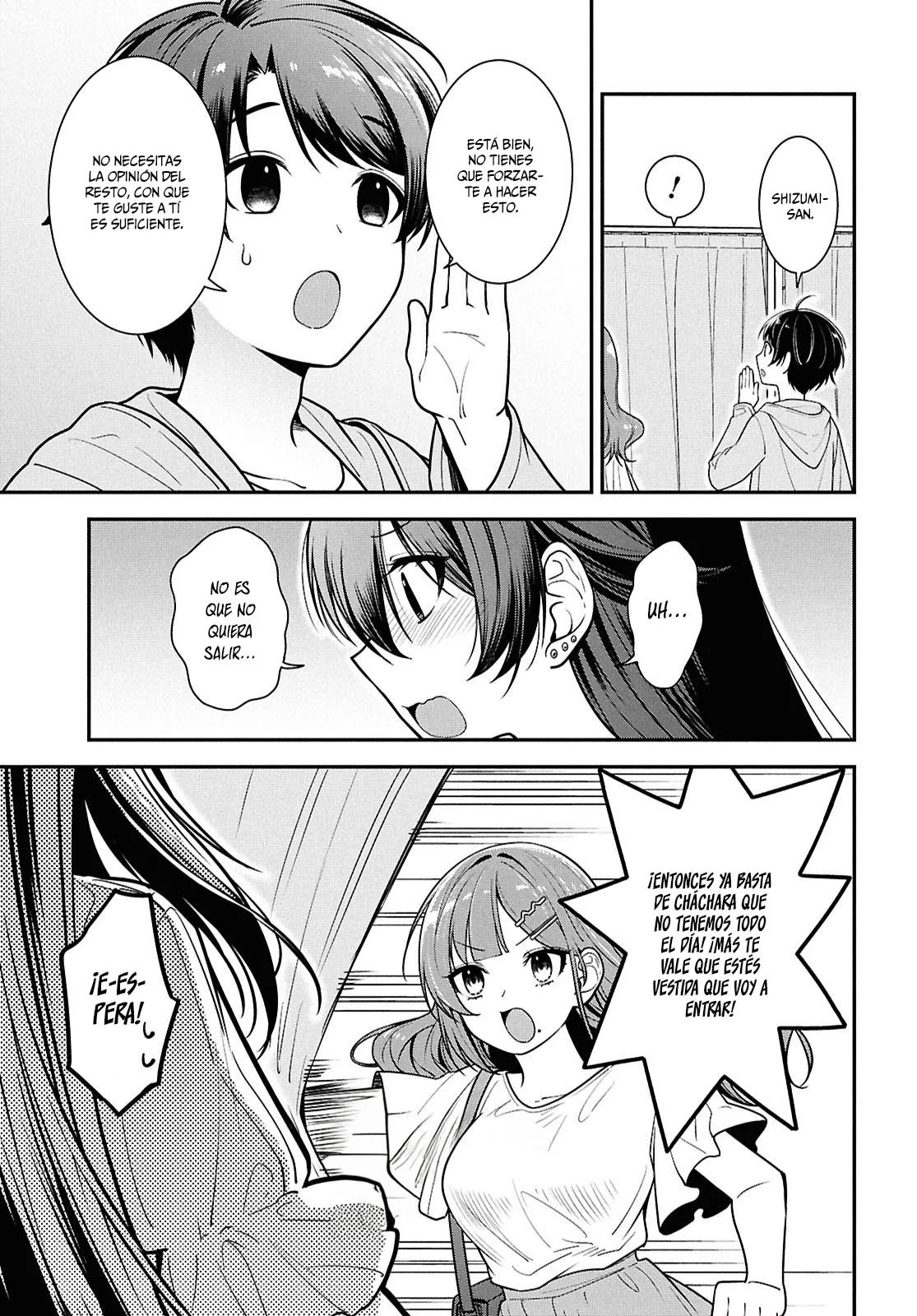 Tonari no Seki no Yankee Shimizu-san ga Kami o Kuroku Sometekita - Capítulo 6 - Página 14 - LectorTMOo