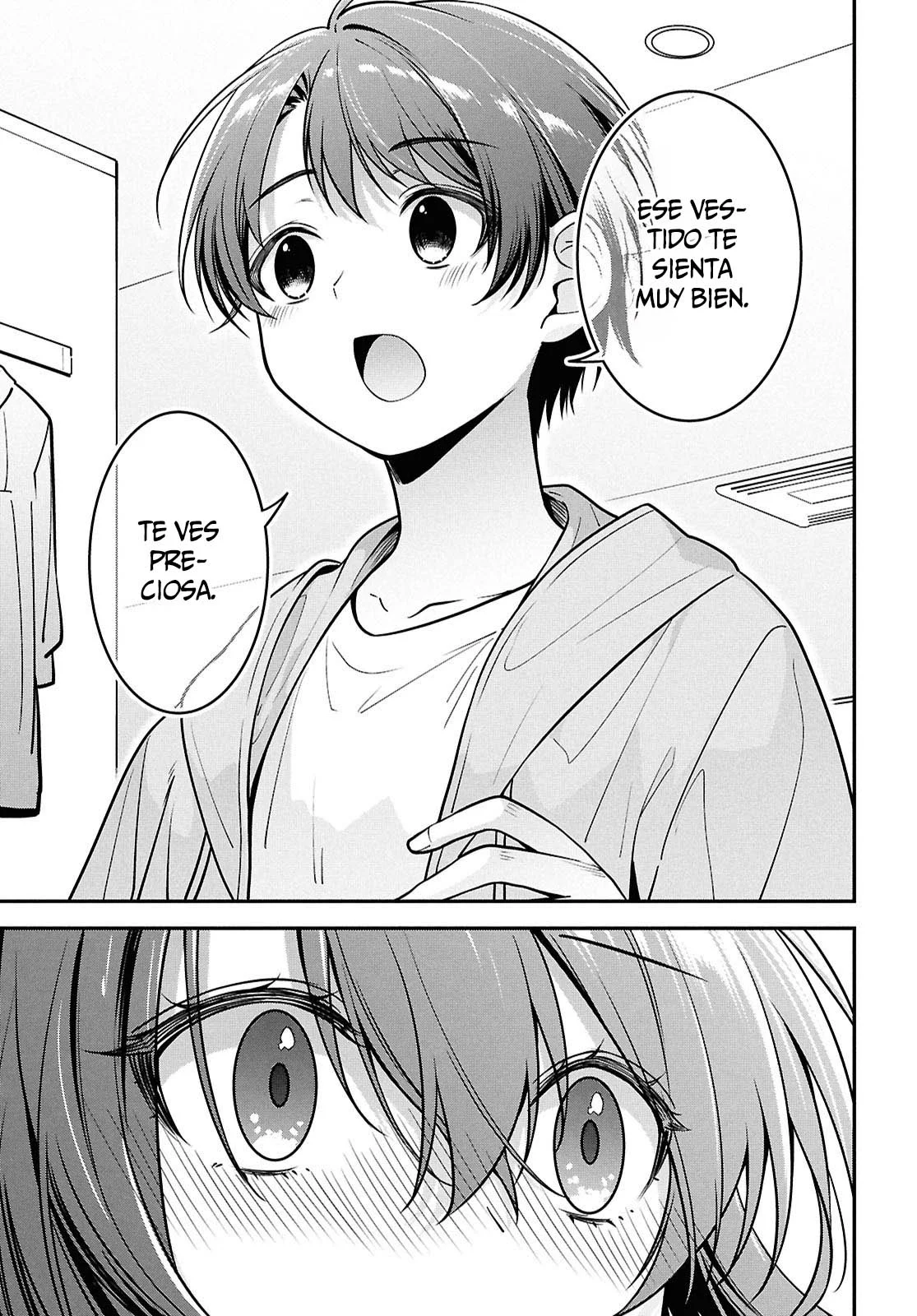 Tonari no Seki no Yankee Shimizu-san ga Kami o Kuroku Sometekita - Capítulo 6 - Página 19 - LectorTMOo
