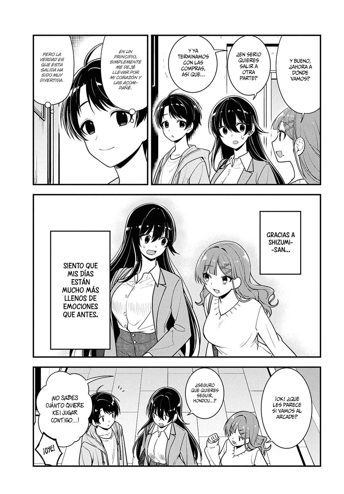 Tonari no Seki no Yankee Shimizu-san ga Kami o Kuroku Sometekita - Capítulo 6 - Página 27 - LectorTMOo
