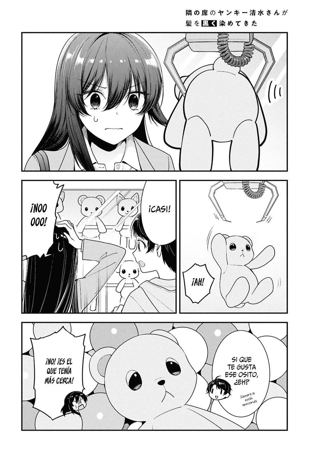 Tonari no Seki no Yankee Shimizu-san ga Kami o Kuroku Sometekita - Capítulo 7 - Página 3 - LectorTMOo