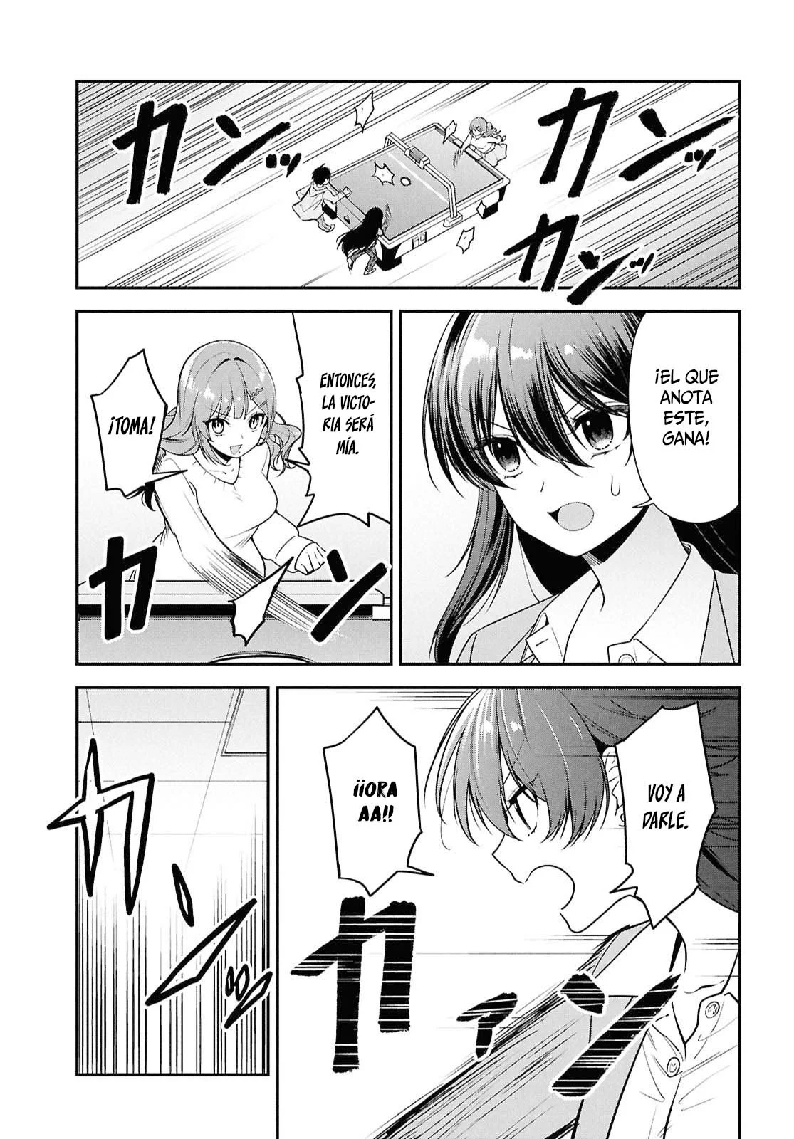 Tonari no Seki no Yankee Shimizu-san ga Kami o Kuroku Sometekita - Capítulo 7 - Página 14 - LectorTMOo