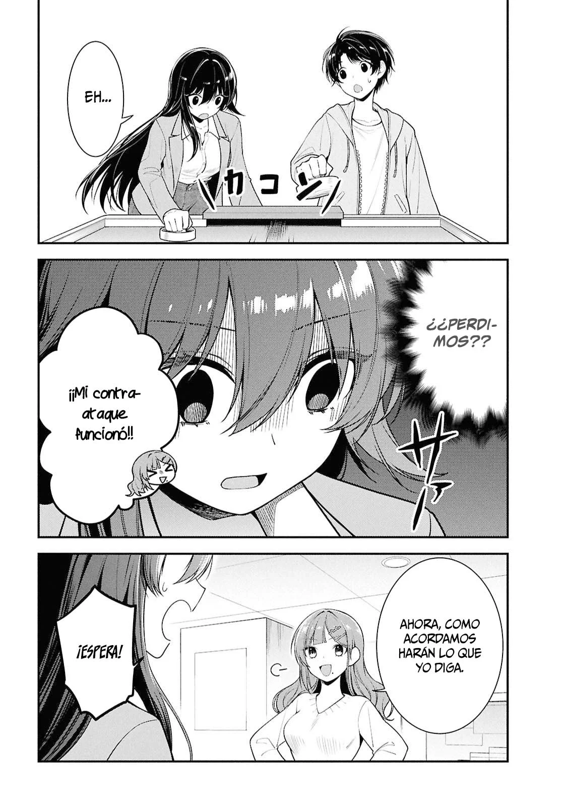 Tonari no Seki no Yankee Shimizu-san ga Kami o Kuroku Sometekita - Capítulo 7 - Página 15 - LectorTMOo