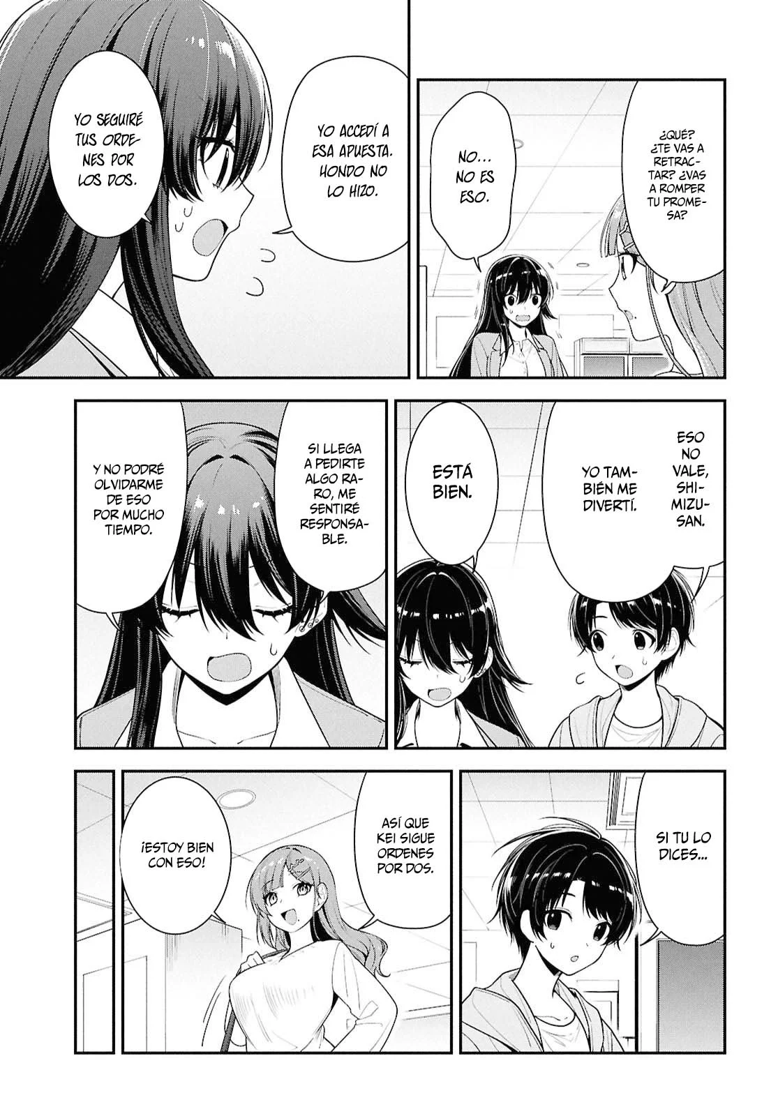 Tonari no Seki no Yankee Shimizu-san ga Kami o Kuroku Sometekita - Capítulo 7 - Página 16 - LectorTMOo
