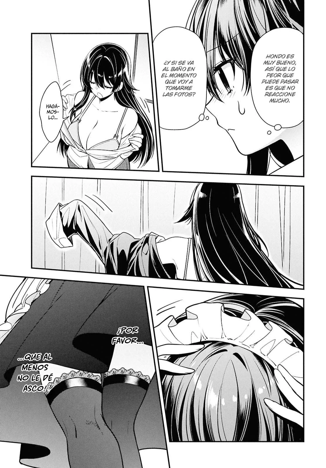Tonari no Seki no Yankee Shimizu-san ga Kami o Kuroku Sometekita - Capítulo 7 - Página 20 - LectorTMOo