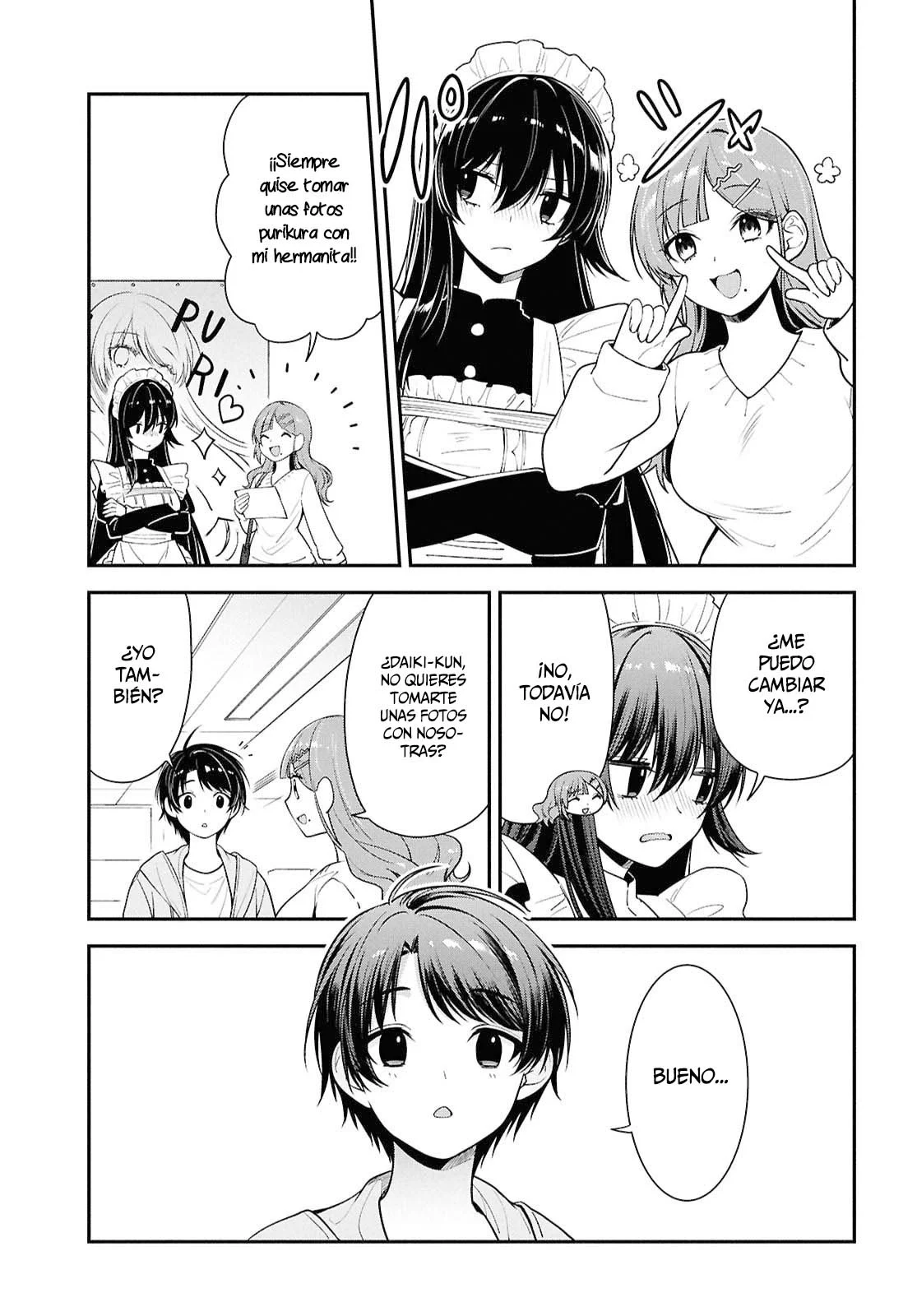 Tonari no Seki no Yankee Shimizu-san ga Kami o Kuroku Sometekita - Capítulo 7 - Página 23 - LectorTMOo