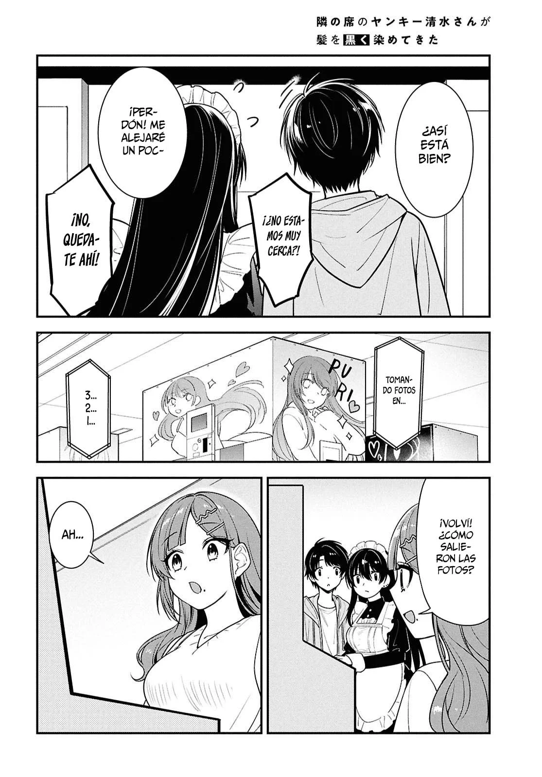 Tonari no Seki no Yankee Shimizu-san ga Kami o Kuroku Sometekita - Capítulo 7 - Página 26 - LectorTMOo
