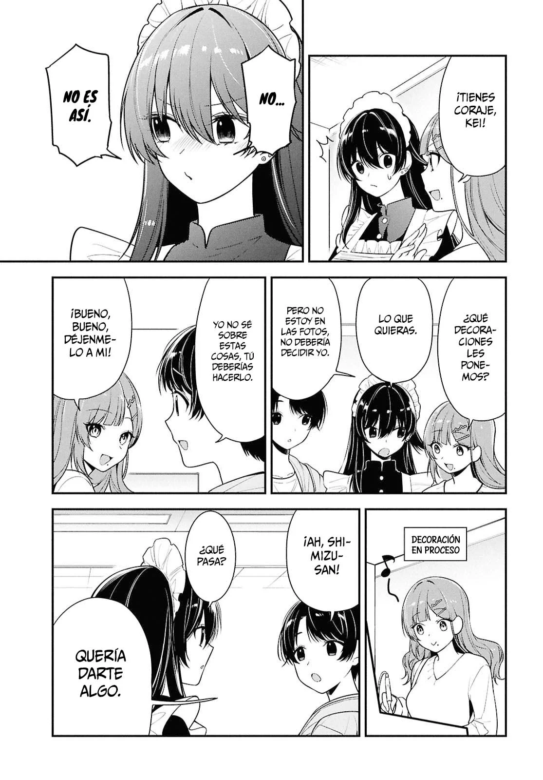 Tonari no Seki no Yankee Shimizu-san ga Kami o Kuroku Sometekita - Capítulo 7 - Página 27 - LectorTMOo