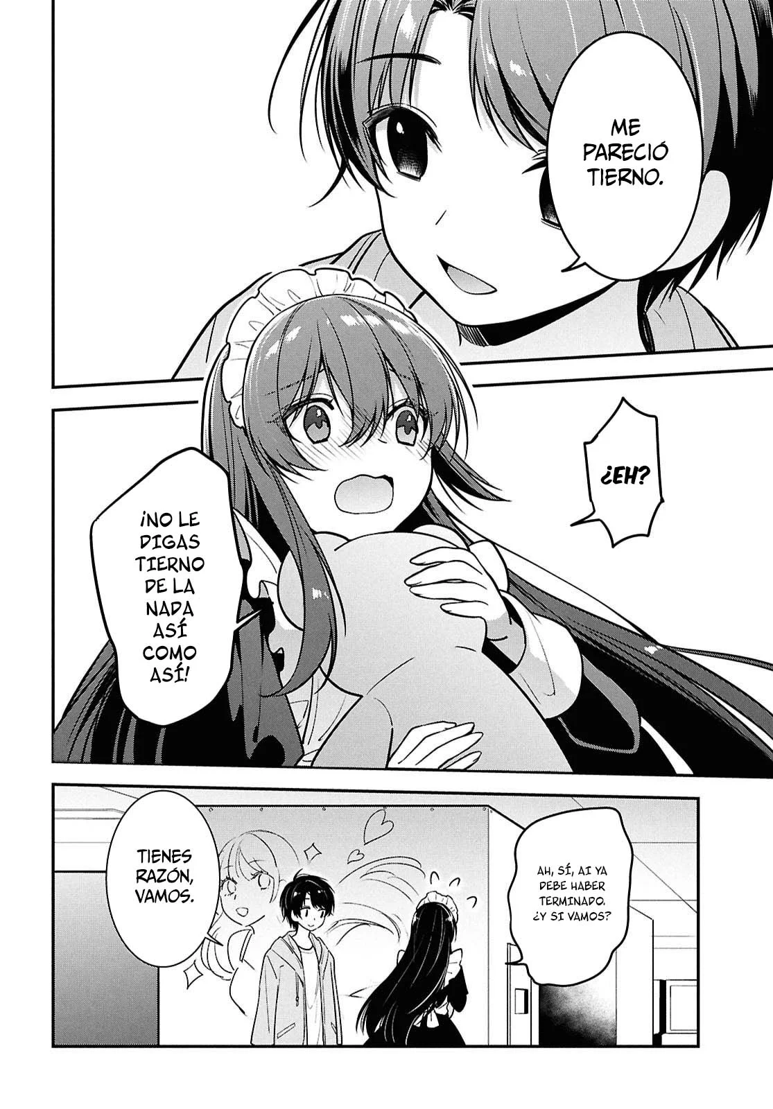 Tonari no Seki no Yankee Shimizu-san ga Kami o Kuroku Sometekita - Capítulo 7 - Página 32 - LectorTMOo