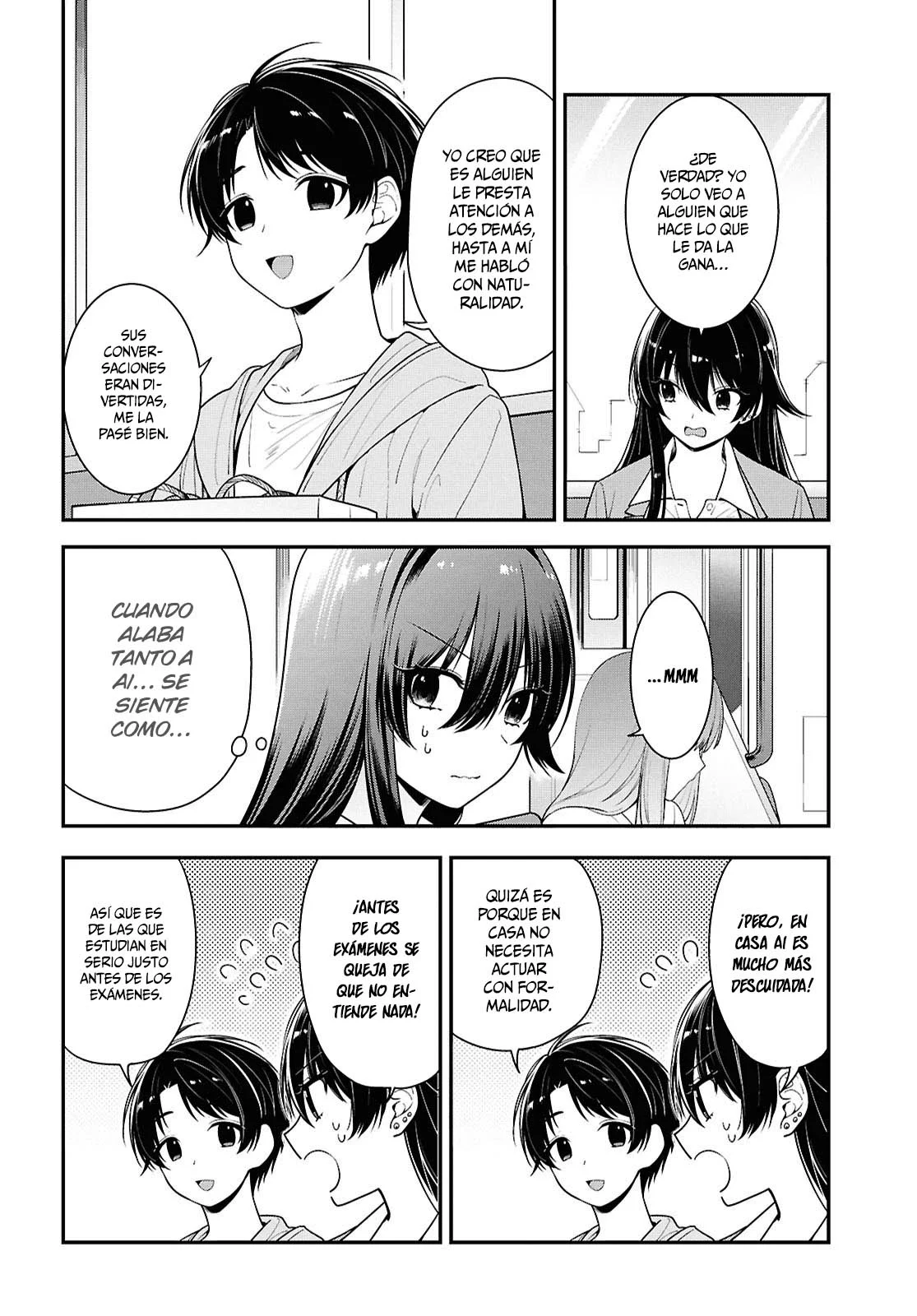 Tonari no Seki no Yankee Shimizu-san ga Kami o Kuroku Sometekita - Capítulo 8 - Página 5 - LectorTMOo