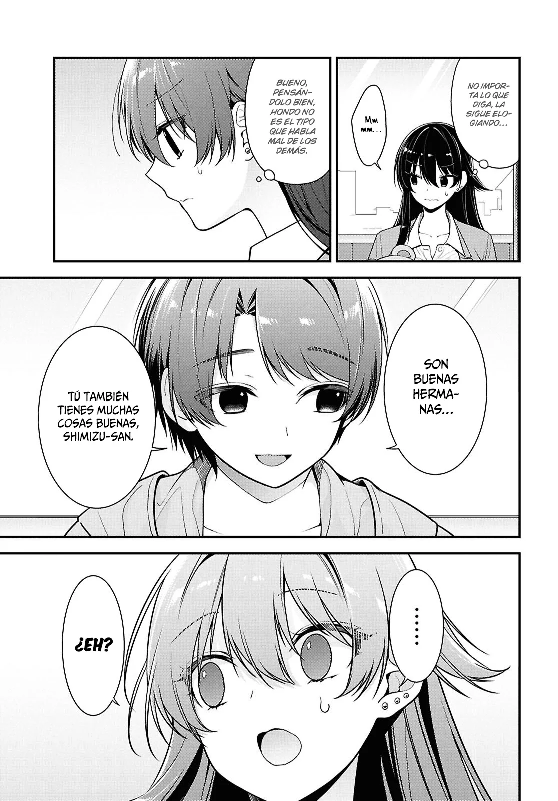 Tonari no Seki no Yankee Shimizu-san ga Kami o Kuroku Sometekita - Capítulo 8 - Página 6 - LectorTMOo
