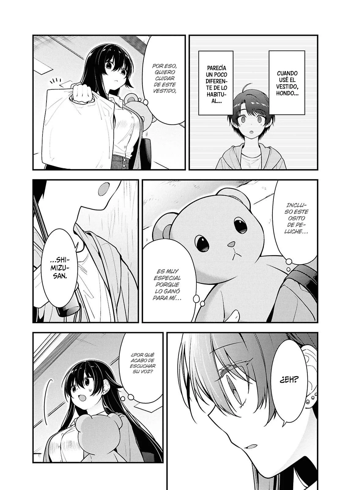 Tonari no Seki no Yankee Shimizu-san ga Kami o Kuroku Sometekita - Capítulo 8 - Página 10 - LectorTMOo