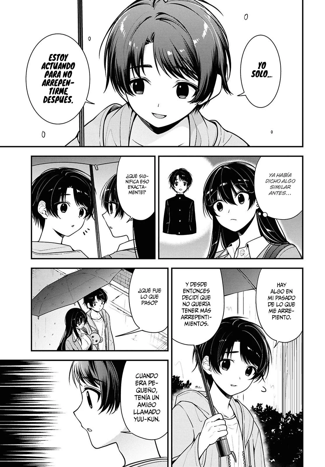 Tonari no Seki no Yankee Shimizu-san ga Kami o Kuroku Sometekita - Capítulo 8 - Página 16 - LectorTMOo