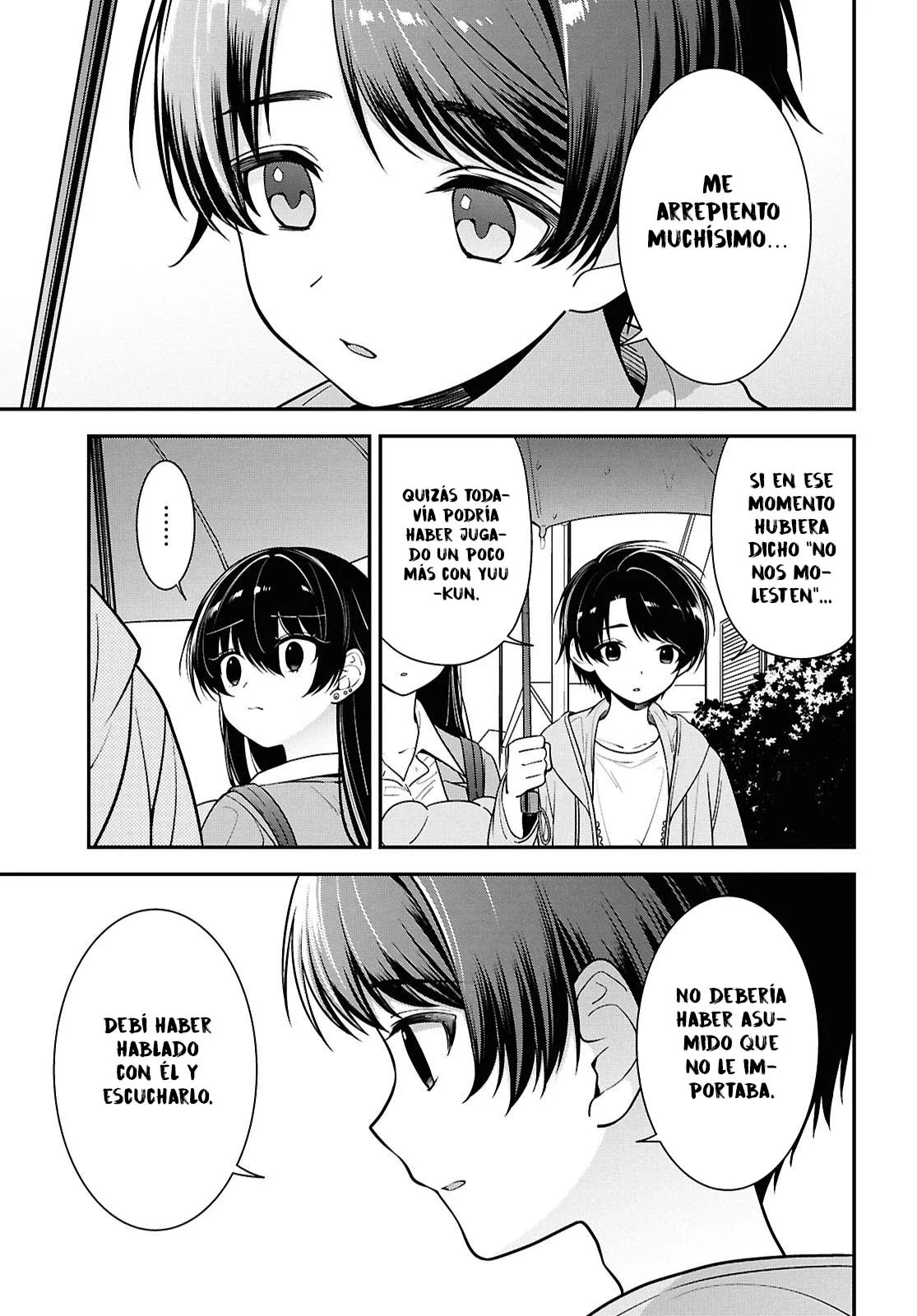 Tonari no Seki no Yankee Shimizu-san ga Kami o Kuroku Sometekita - Capítulo 8 - Página 20 - LectorTMOo
