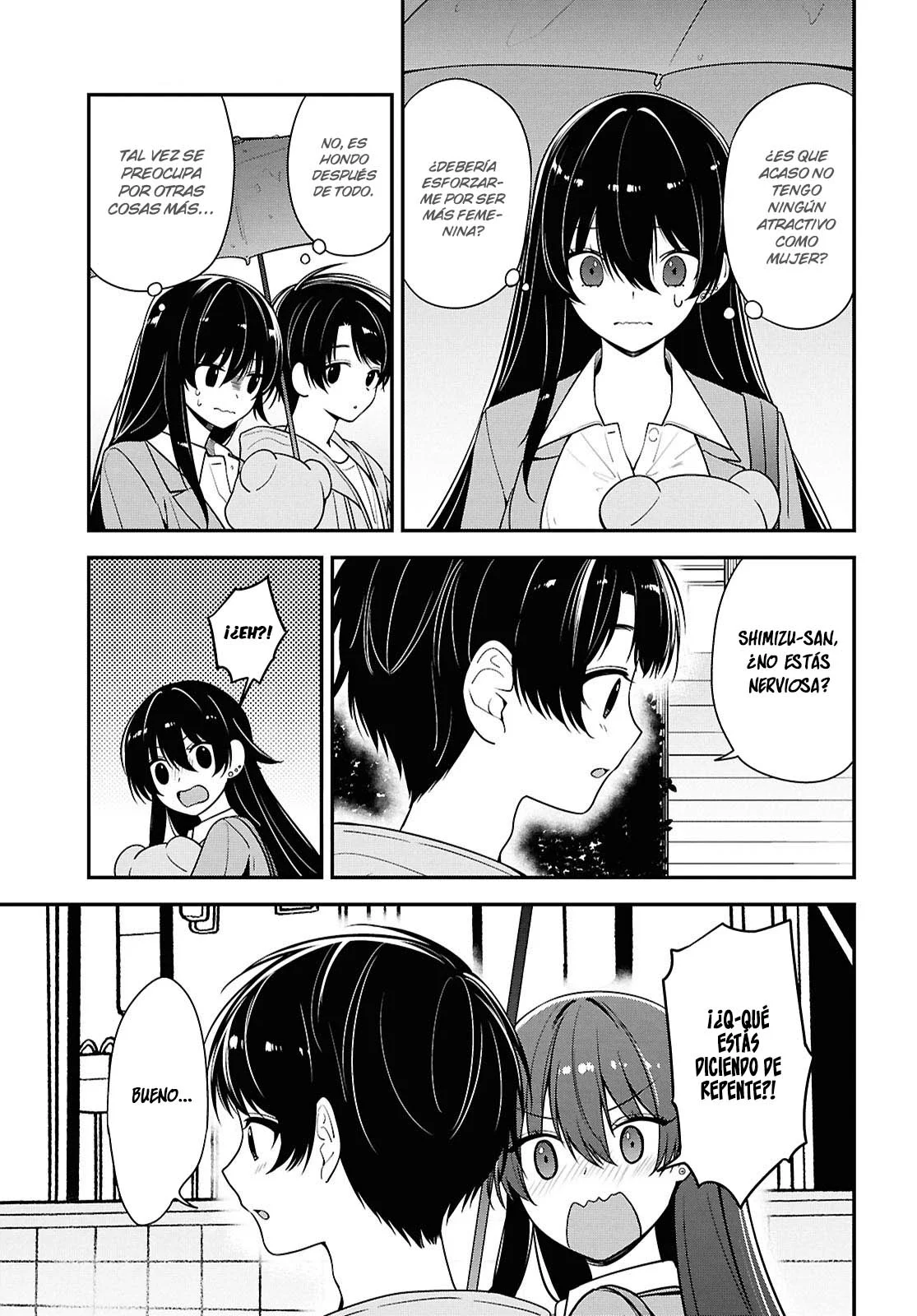Tonari no Seki no Yankee Shimizu-san ga Kami o Kuroku Sometekita - Capítulo 8 - Página 29 - LectorTMOo