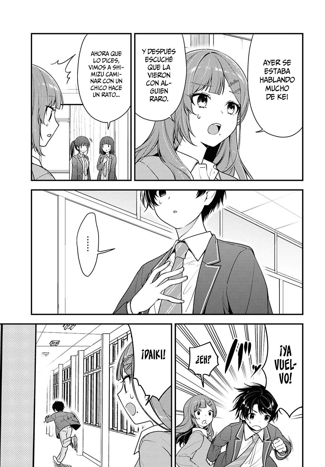 Tonari no Seki no Yankee Shimizu-san ga Kami o Kuroku Sometekita - Capítulo 9 - Página 10 - LectorTMOo