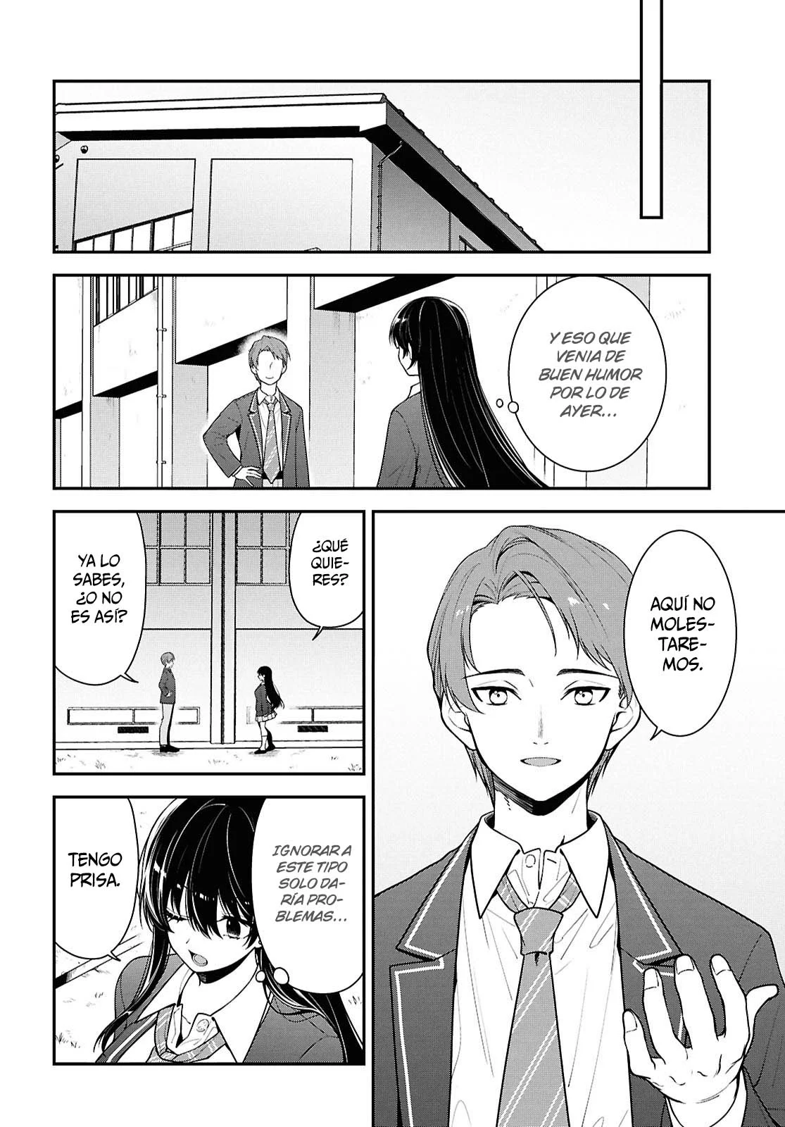 Tonari no Seki no Yankee Shimizu-san ga Kami o Kuroku Sometekita - Capítulo 9 - Página 11 - LectorTMOo