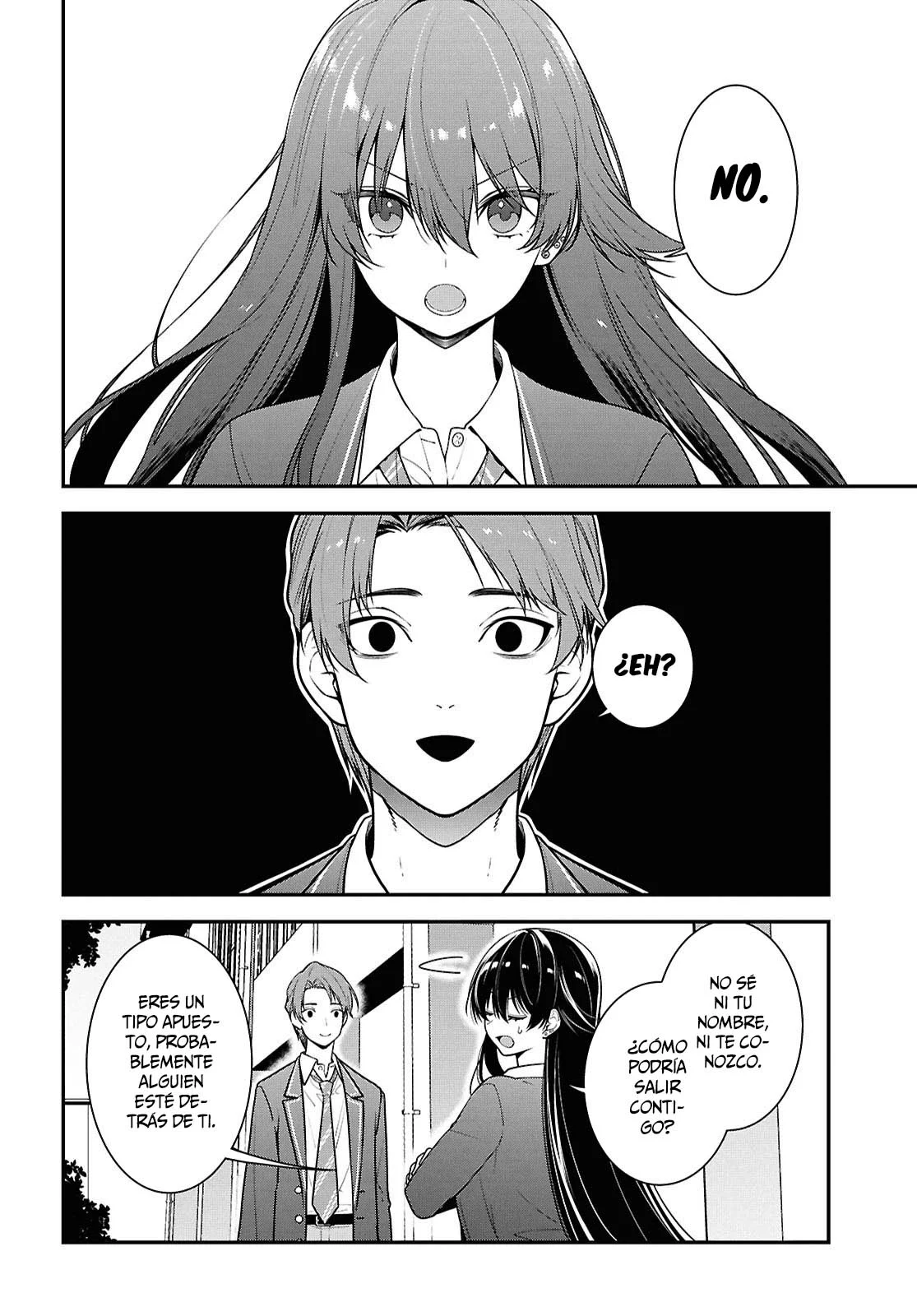 Tonari no Seki no Yankee Shimizu-san ga Kami o Kuroku Sometekita - Capítulo 9 - Página 13 - LectorTMOo
