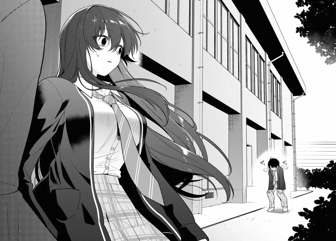 Tonari no Seki no Yankee Shimizu-san ga Kami o Kuroku Sometekita - Capítulo 9 - Página 17 - LectorTMOo