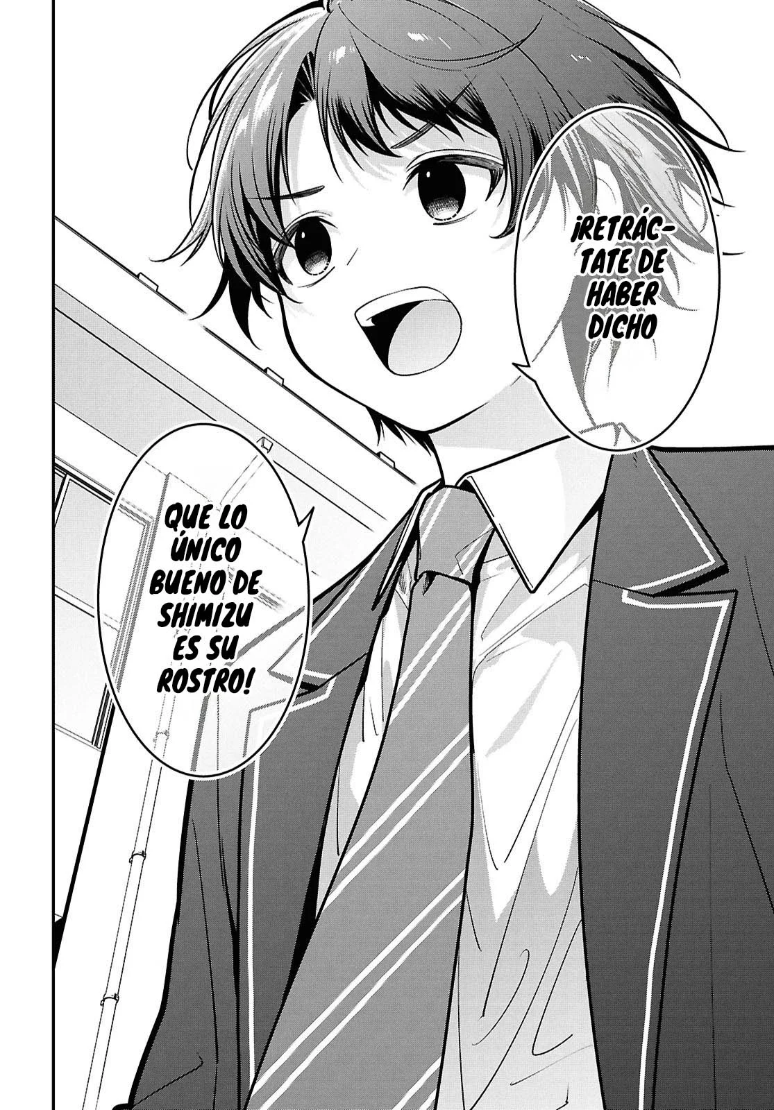 Tonari no Seki no Yankee Shimizu-san ga Kami o Kuroku Sometekita - Capítulo 9 - Página 22 - LectorTMOo