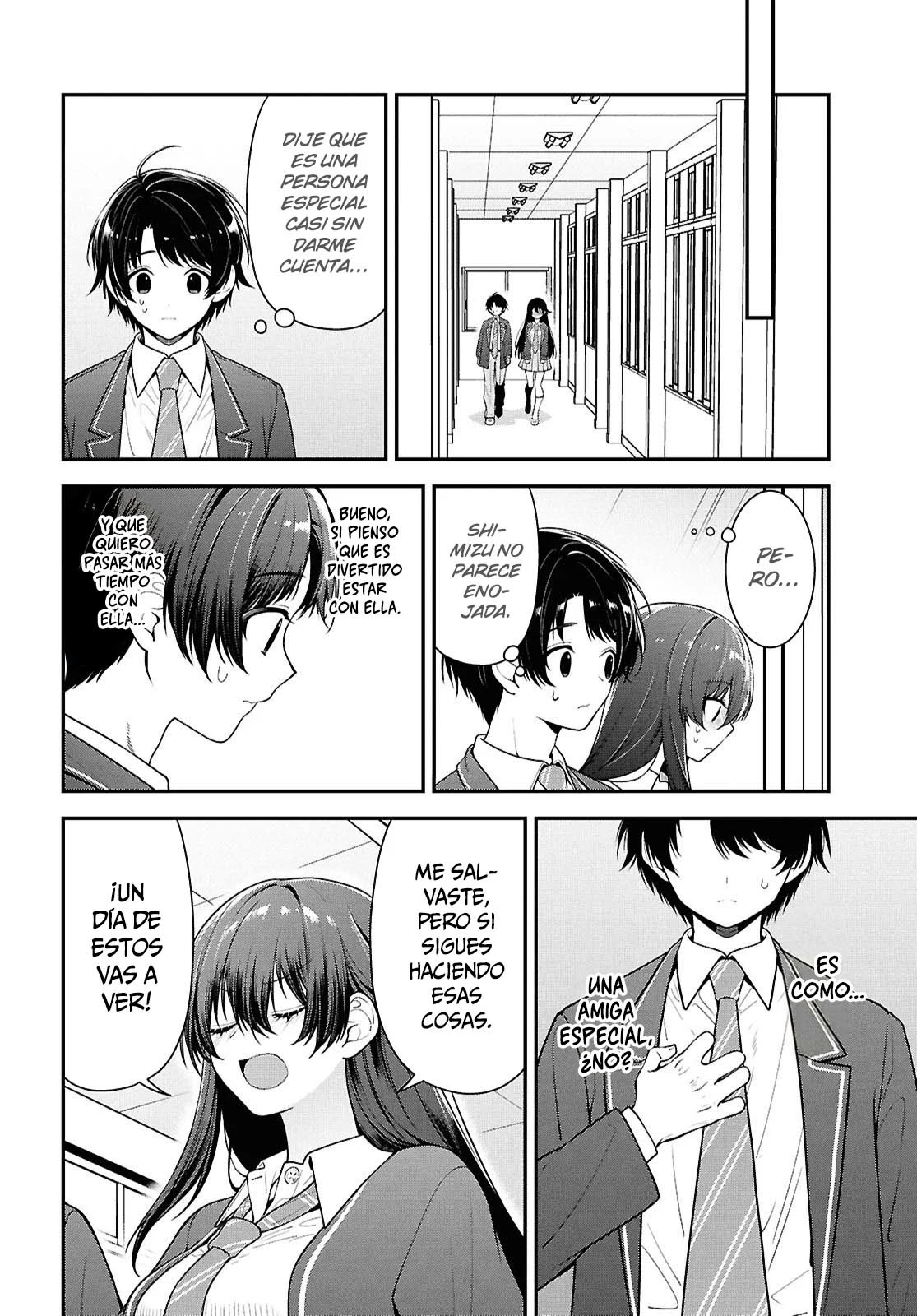 Tonari no Seki no Yankee Shimizu-san ga Kami o Kuroku Sometekita - Capítulo 9 - Página 29 - LectorTMOo