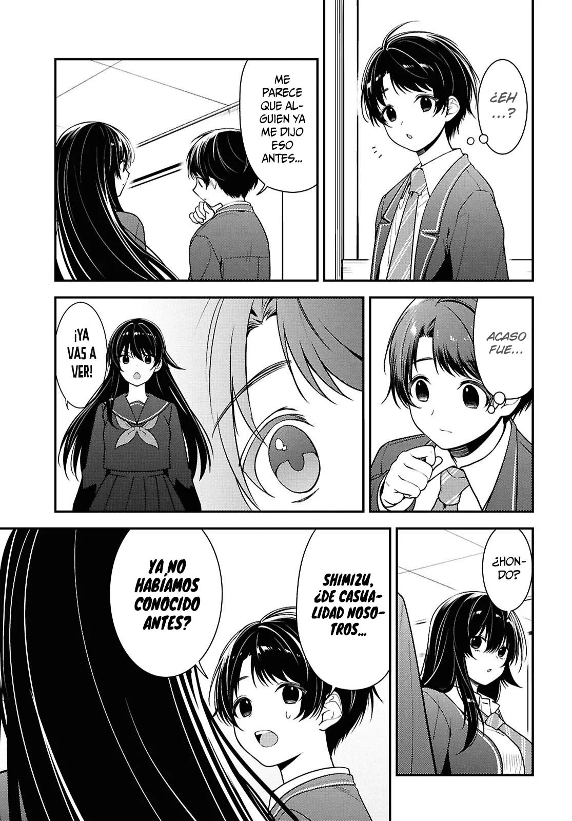 Tonari no Seki no Yankee Shimizu-san ga Kami o Kuroku Sometekita - Capítulo 9 - Página 30 - LectorTMOo