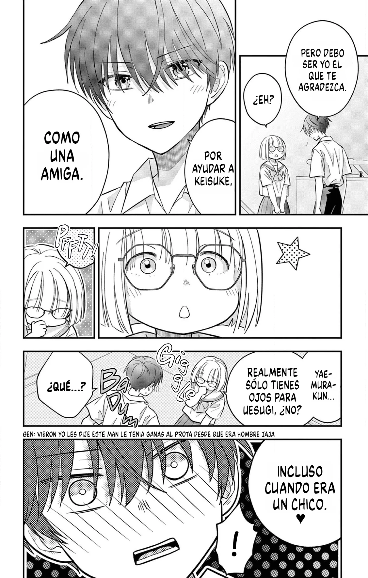 Uesugi-kun wa Onnanoko wo Yametai - Capítulo 18 - Página 18 - LectorTMOo
